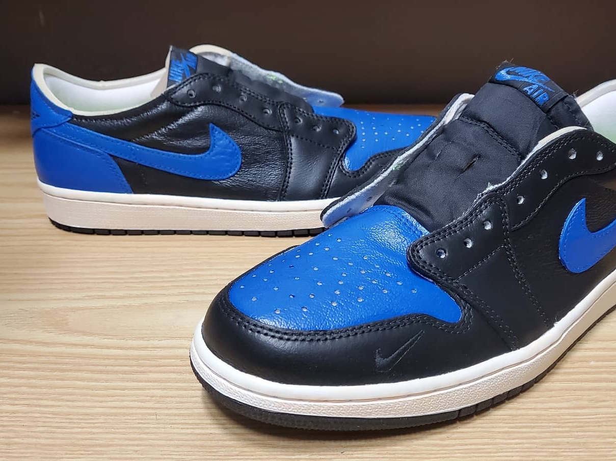 Jordan 1 Low OG Ghost Green, Jordan 1 Retro Low OG Royal 2015 착용 스타일 - 3
