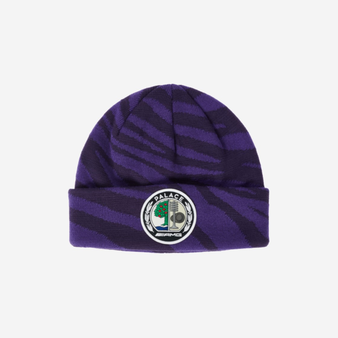 Palace x AMG Beanie Purple - 21SS 상세 이미지 1