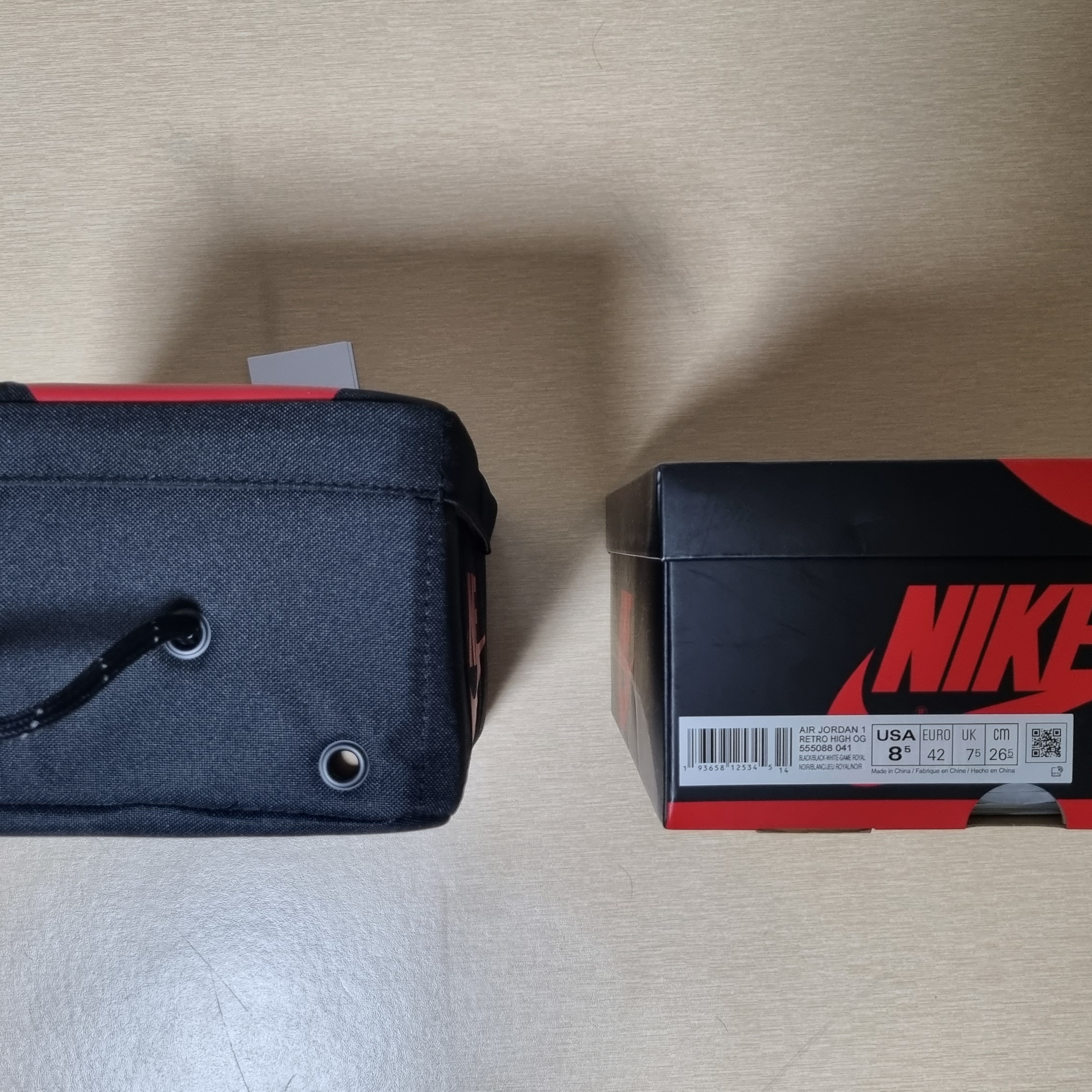 Jordan 1 Retro High OG Royal Toe 착용 스타일 - 2