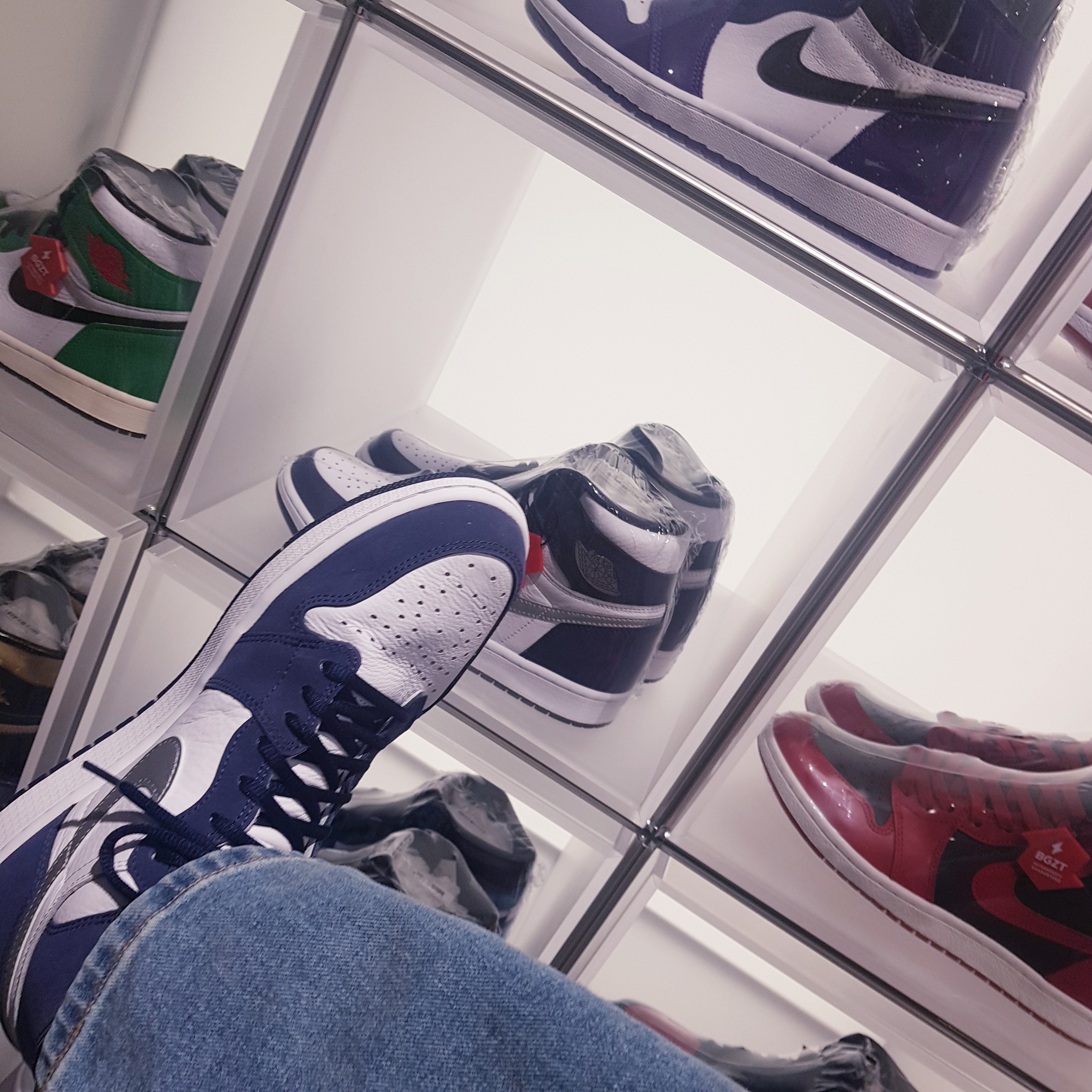 Jordan 1 Retro High OG CO.JP Midnight Navy 착용 스타일