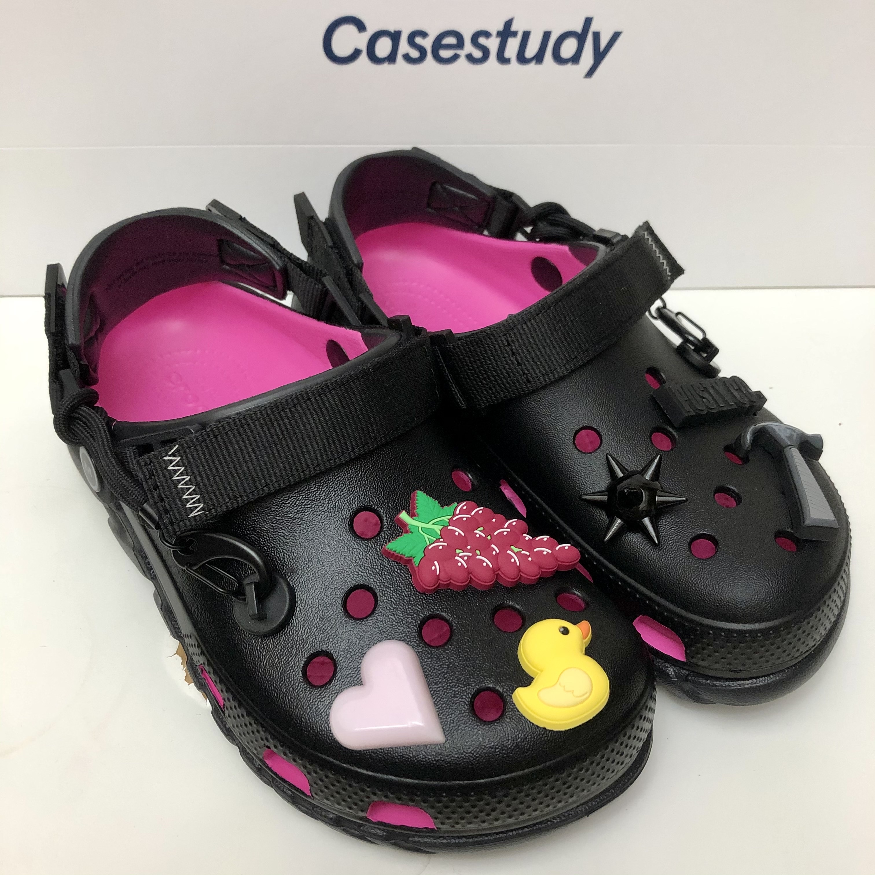 Crocs x Post Malone Duet Max Clog Black 착용 스타일