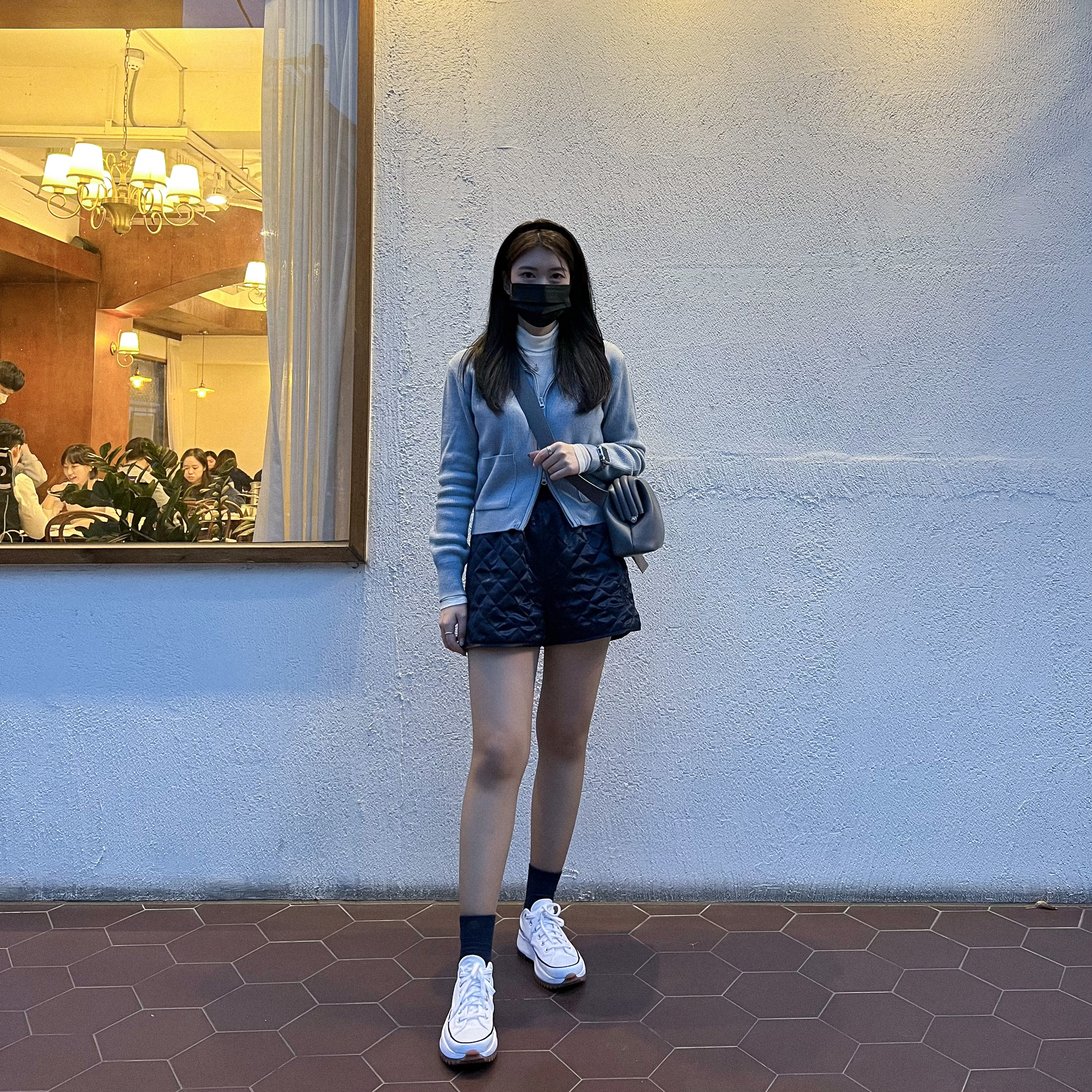 Converse Run Star Hike Low White 착용 스타일