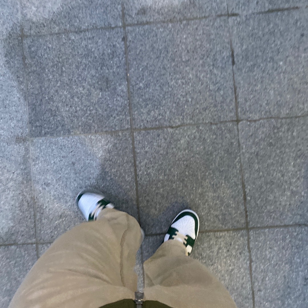 Nike Dunk Low Retro Varsity Green 착용 스타일