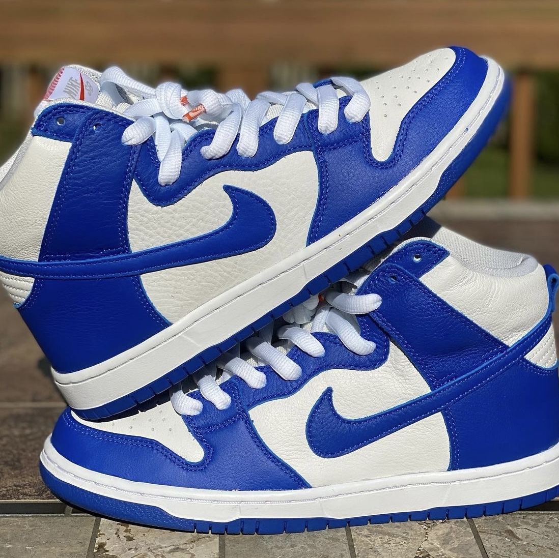 Nike Dunk High Retro Game Royal 착용 스타일 - 3