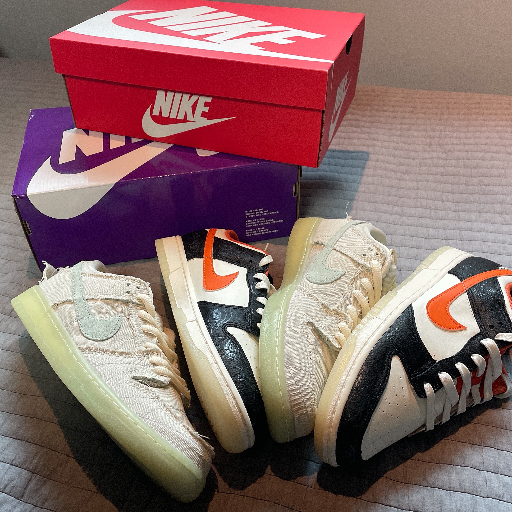 Nike Dunk Low Retro PRM Halloween, Nike SB Dunk Low Pro Premium Mummy 착용 스타일 - 1