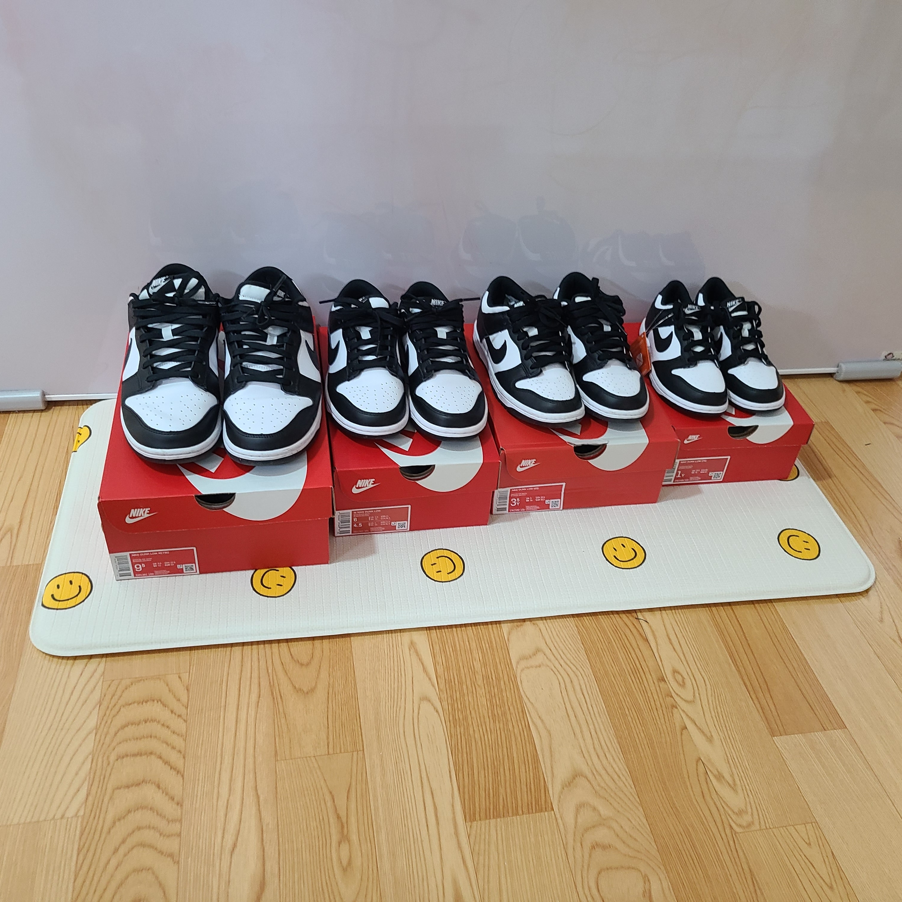 Nike Dunk Low Retro Black, (W) Nike Dunk Low Black 착용 스타일