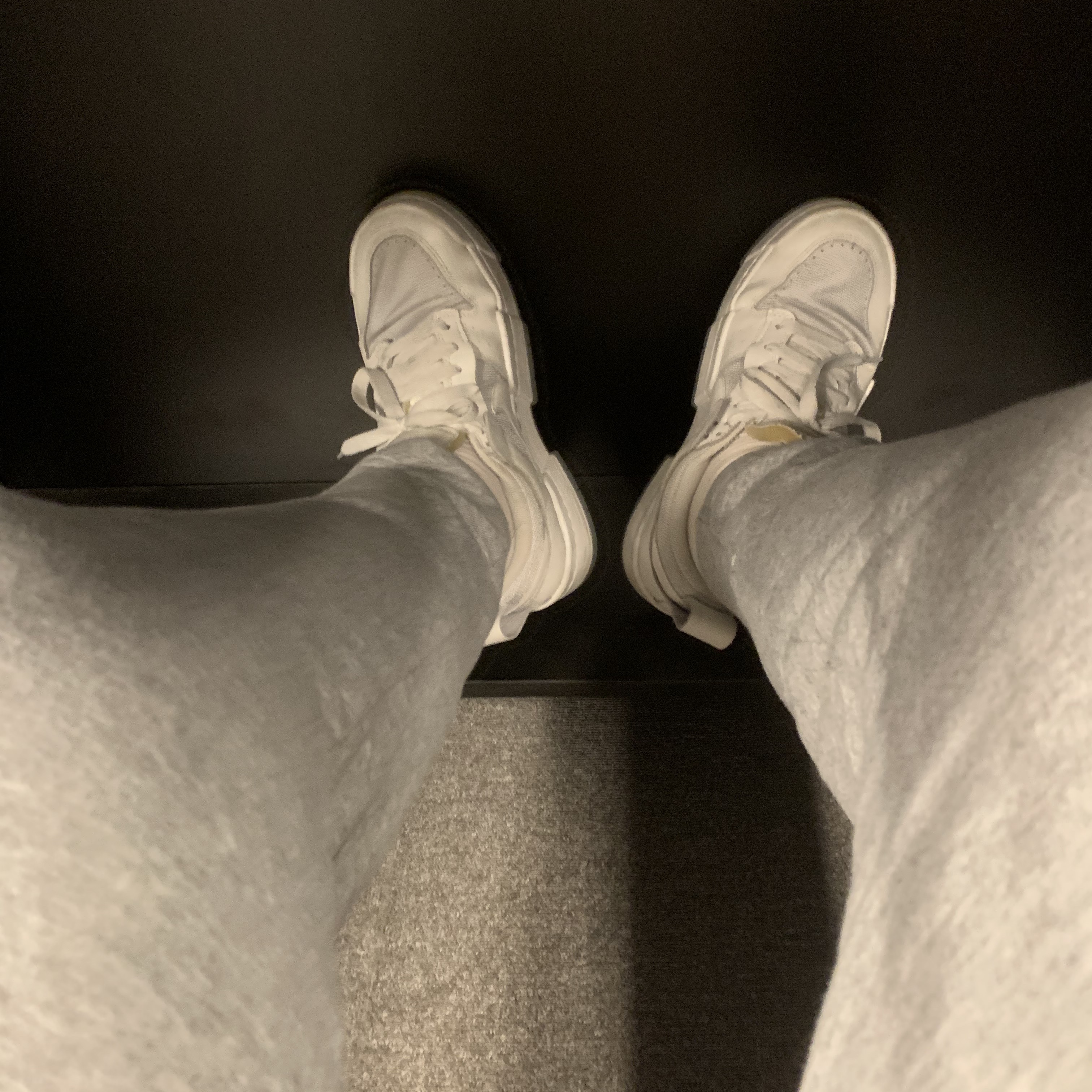 (W) Nike Dunk Low Disrupt Photon Dust, IAB Studio Sweatpants Gray - 21SS 착용 스타일