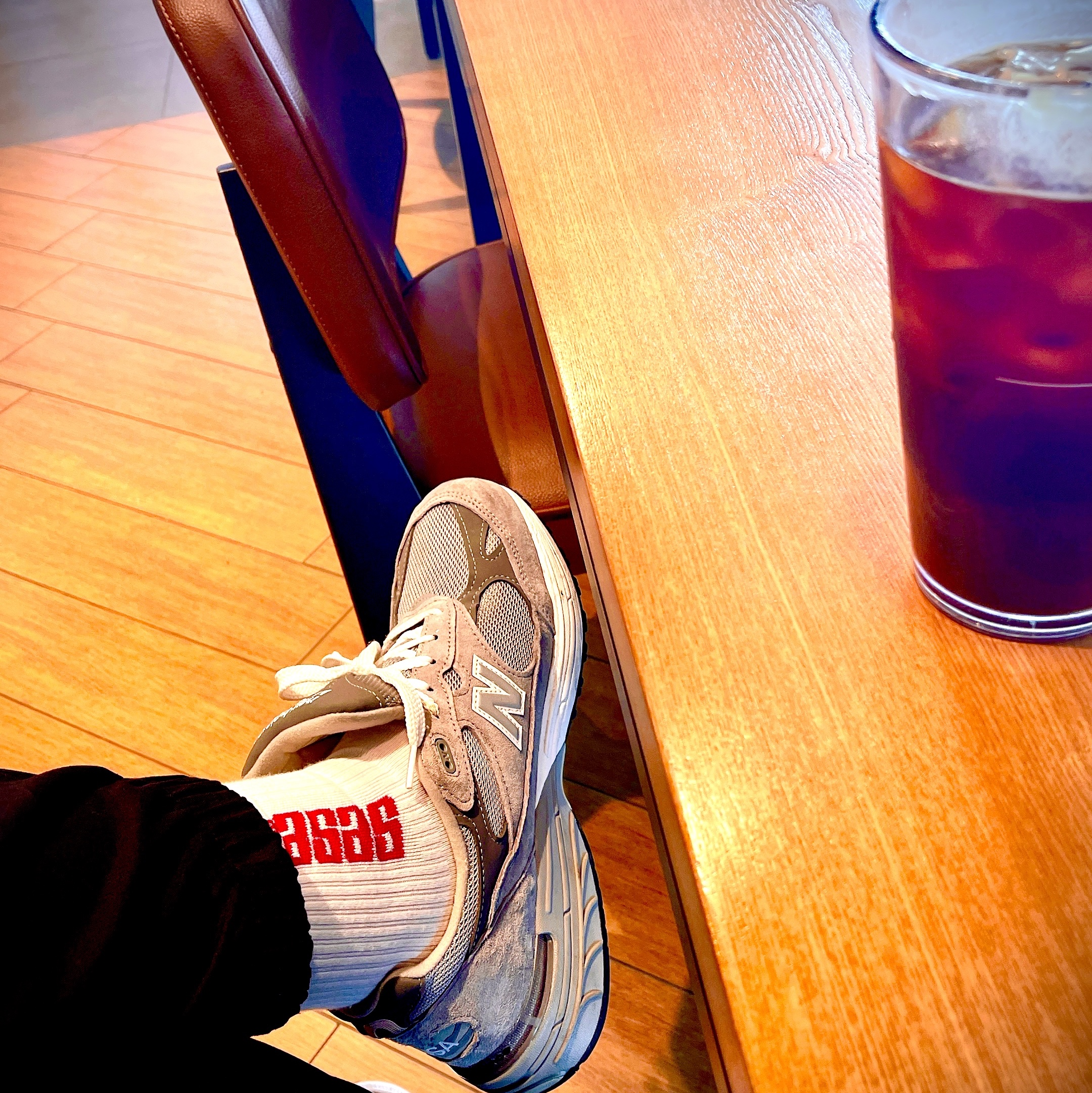 New Balance 993 Made in USA Grey - D Standard 착용 스타일