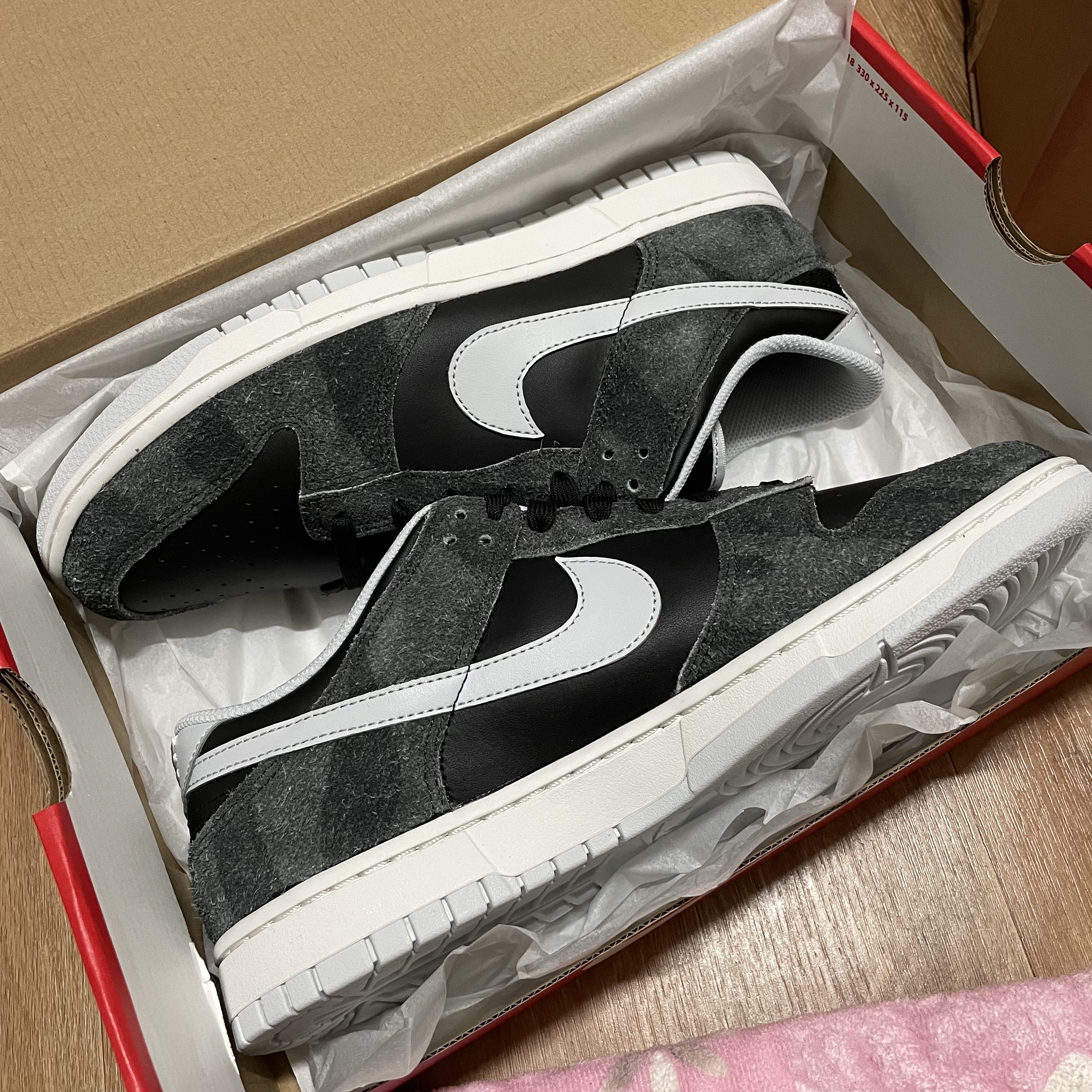 Nike Dunk Low Retro PRM Zebra 착용 스타일 - 2