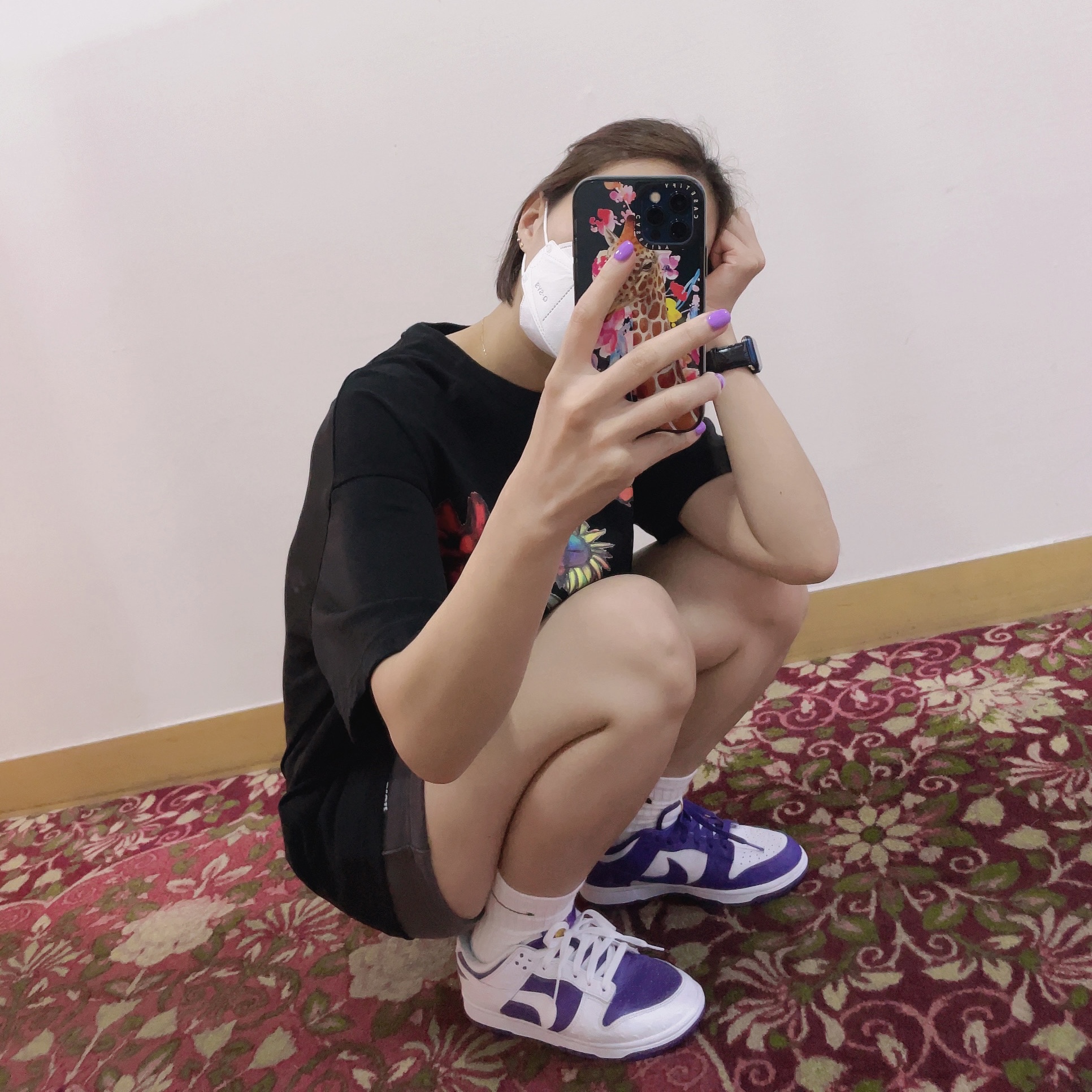 (W) Nike Dunk Low SE Flip 착용 스타일