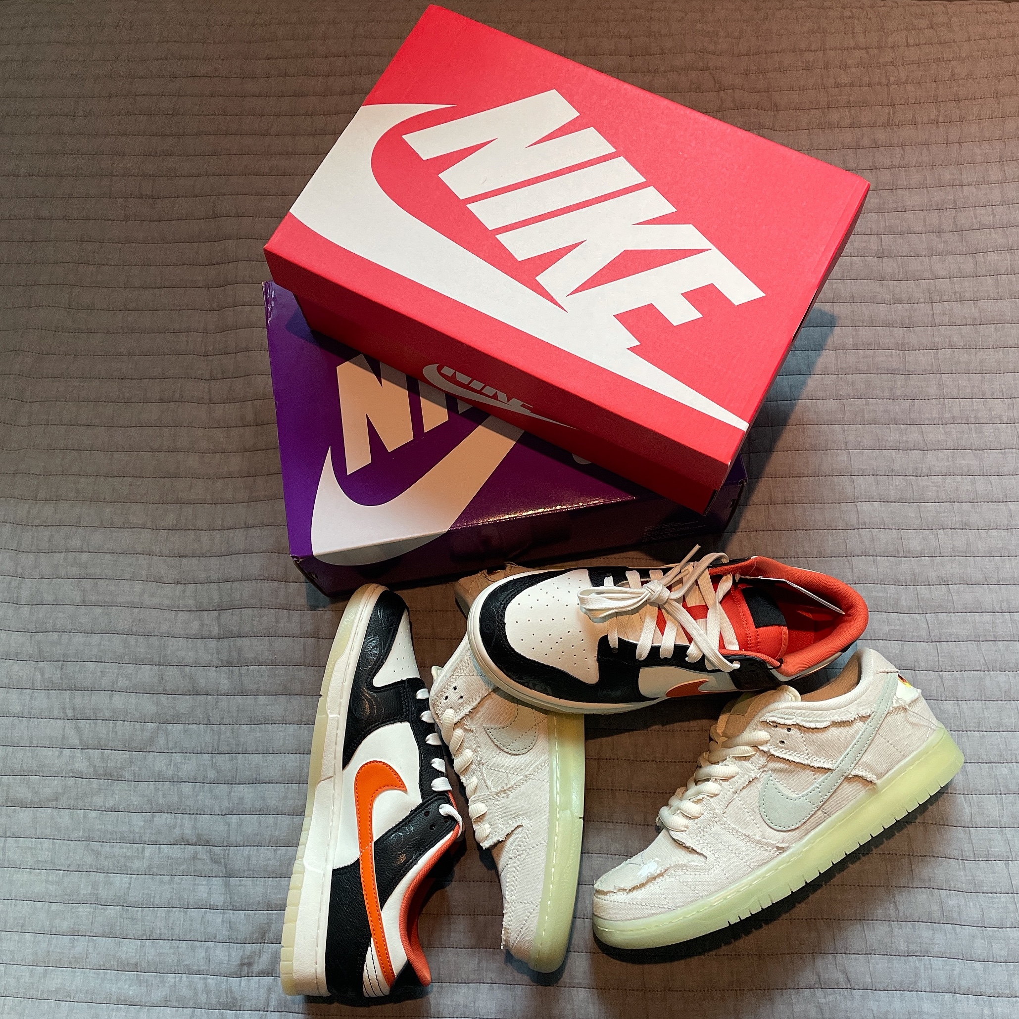 Nike Dunk Low Retro PRM Halloween, Nike SB Dunk Low Pro Premium Mummy 착용 스타일 - 2