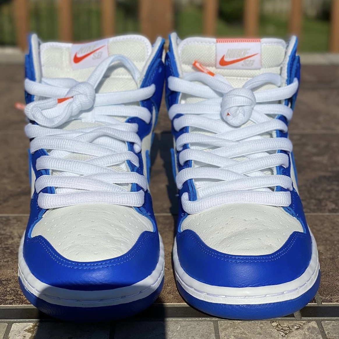 Nike Dunk High Retro Game Royal 착용 스타일 - 5