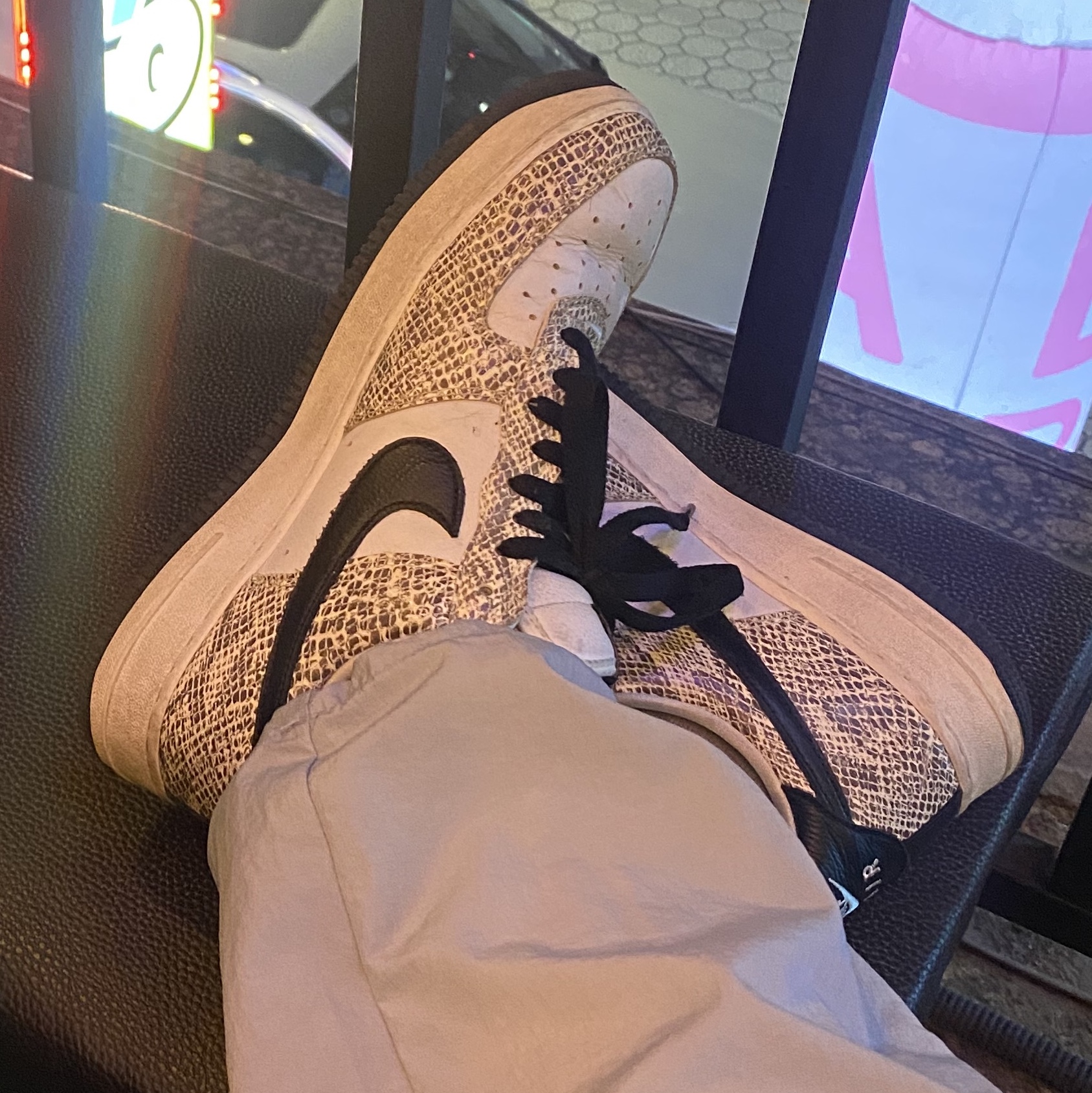 Nike Air Force 1 Low Retro Cocoa Snake 2018 착용 스타일