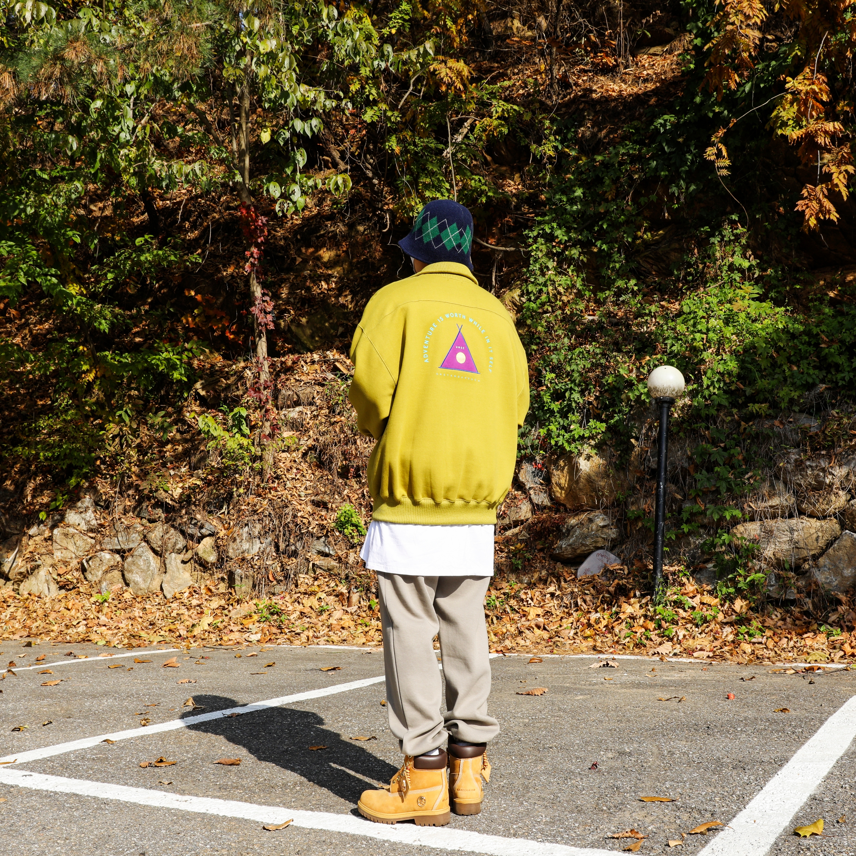 Timberland x Comme des Garcons Shirt x Supreme 6 Inch Boot Wheat - Medium 착용 스타일 - 2