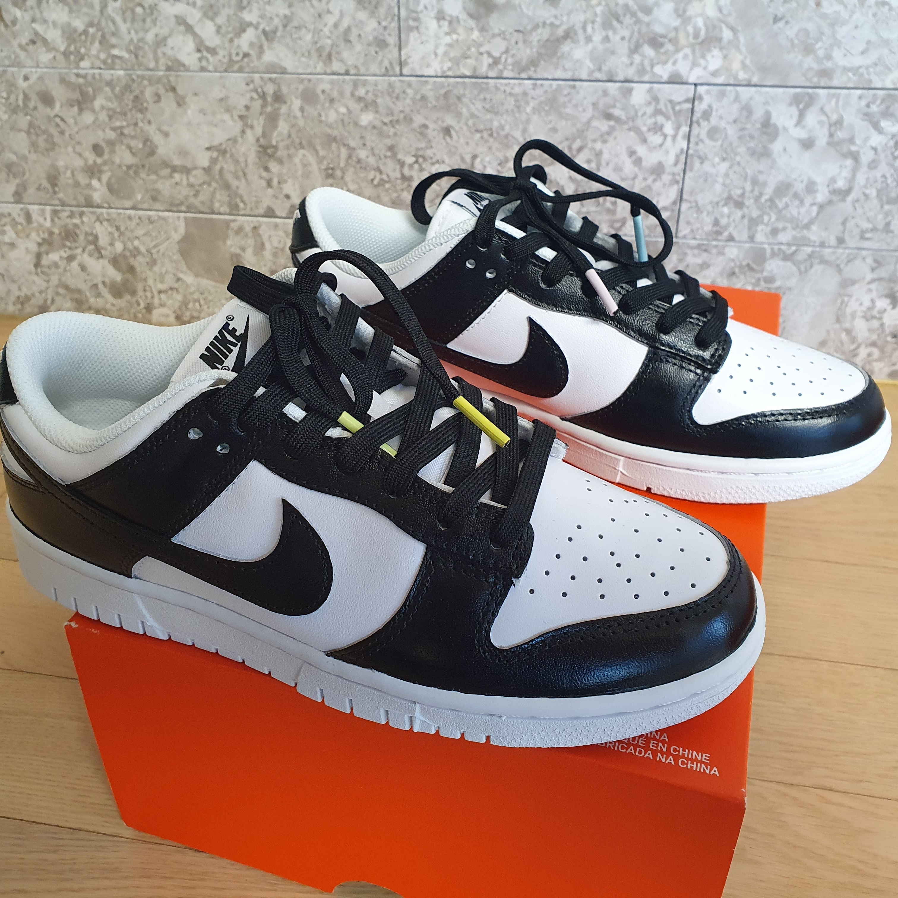 (W) Nike Dunk Low Triple White 착용 스타일 - 3