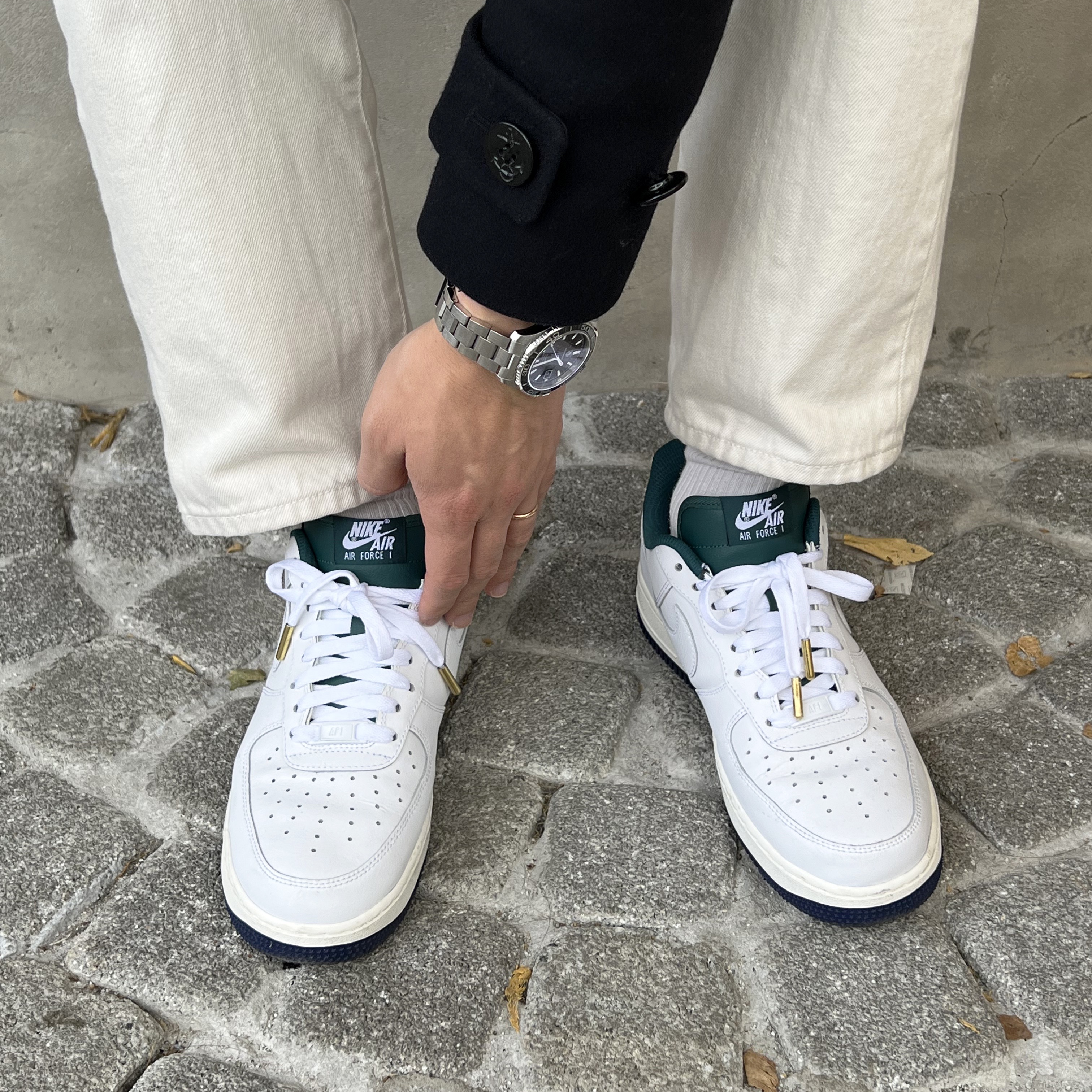 Nike Air Force 1 '07 Low White 착용 스타일 - 4
