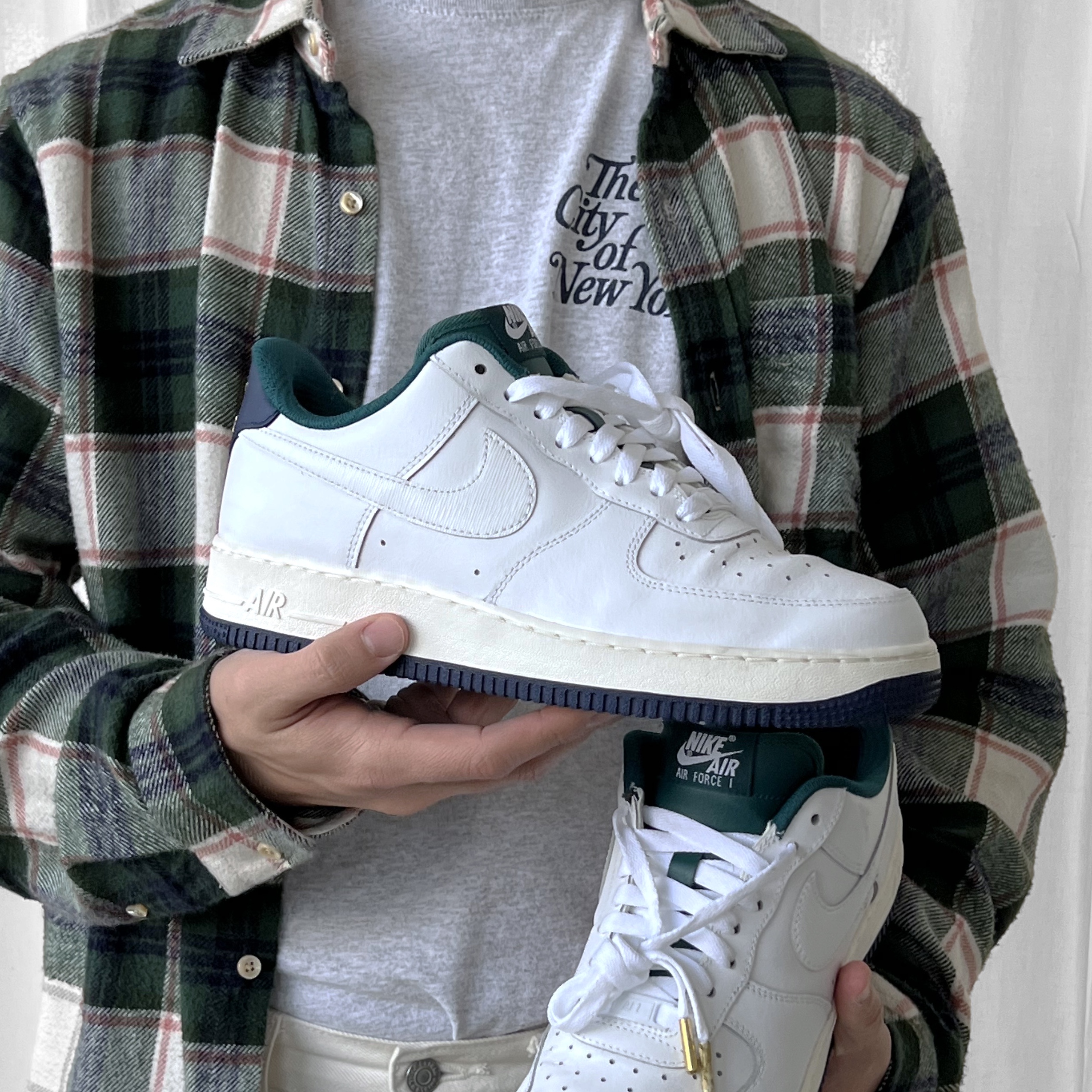 Nike Air Force 1 '07 Low White 착용 스타일 - 1