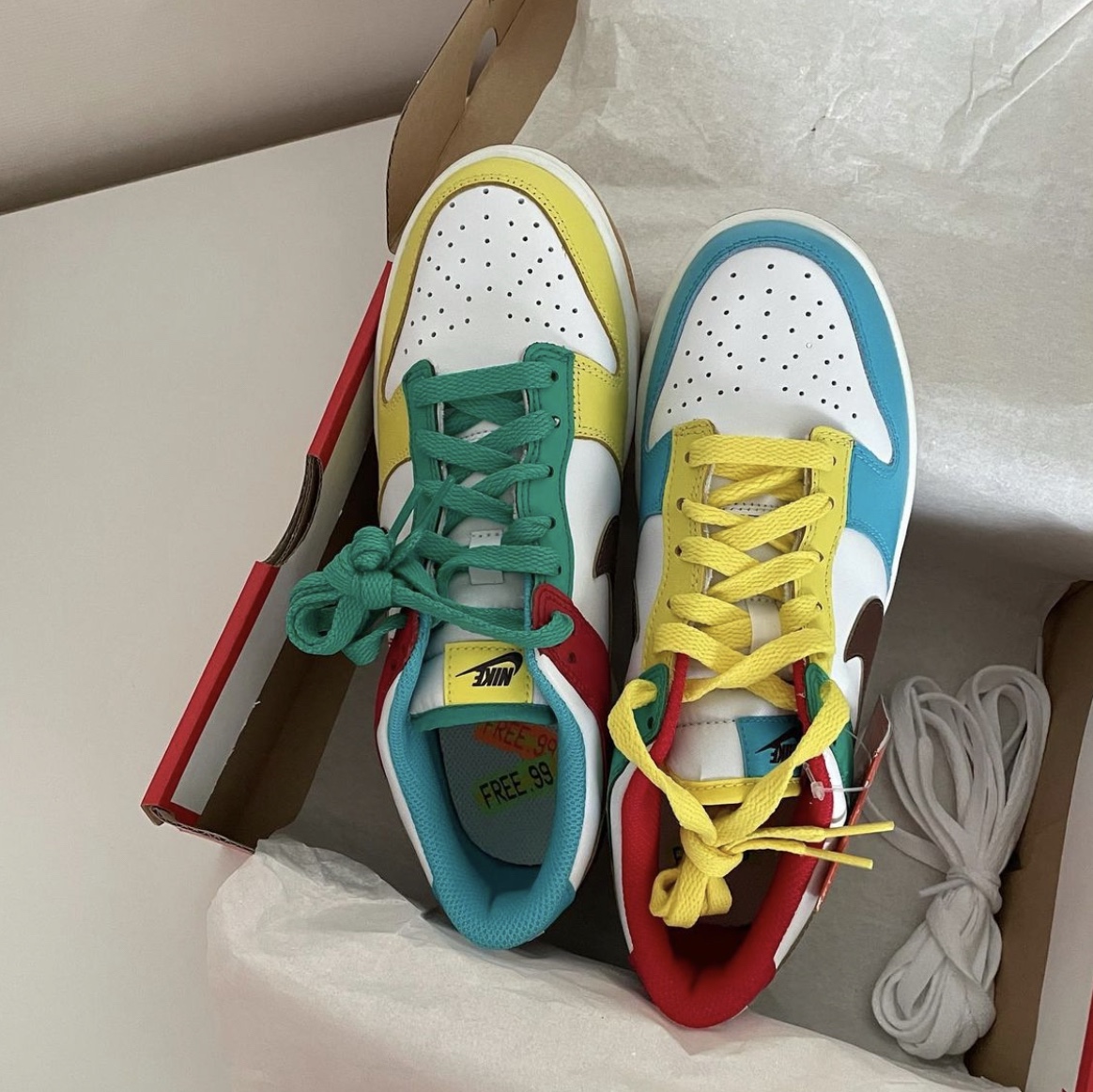 Nike Dunk Low SE Free.99 White 착용 스타일