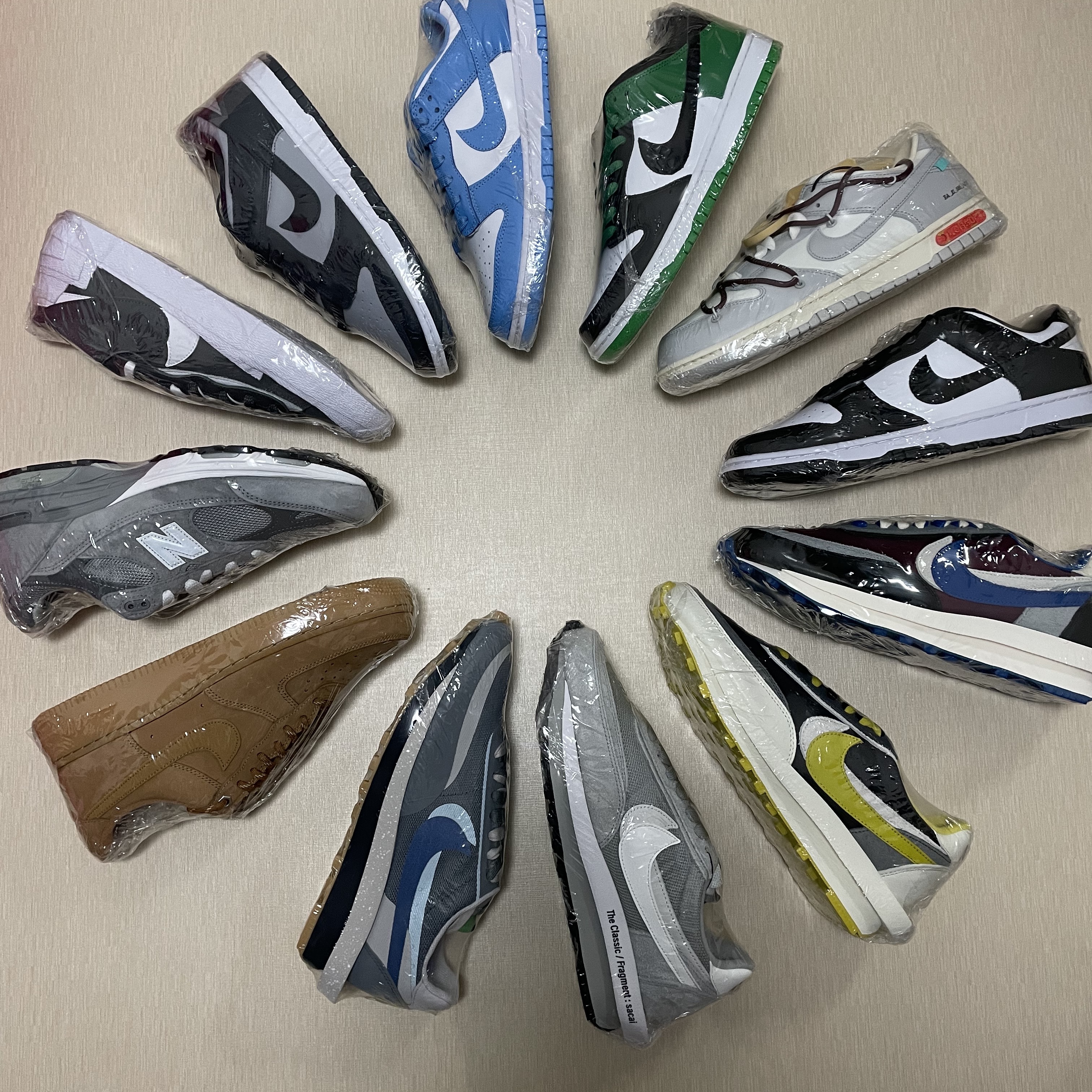 Nike Dunk Low Retro Black, Nike x Sacai x Undercover LDWaffle Black Bright Citron 착용 스타일