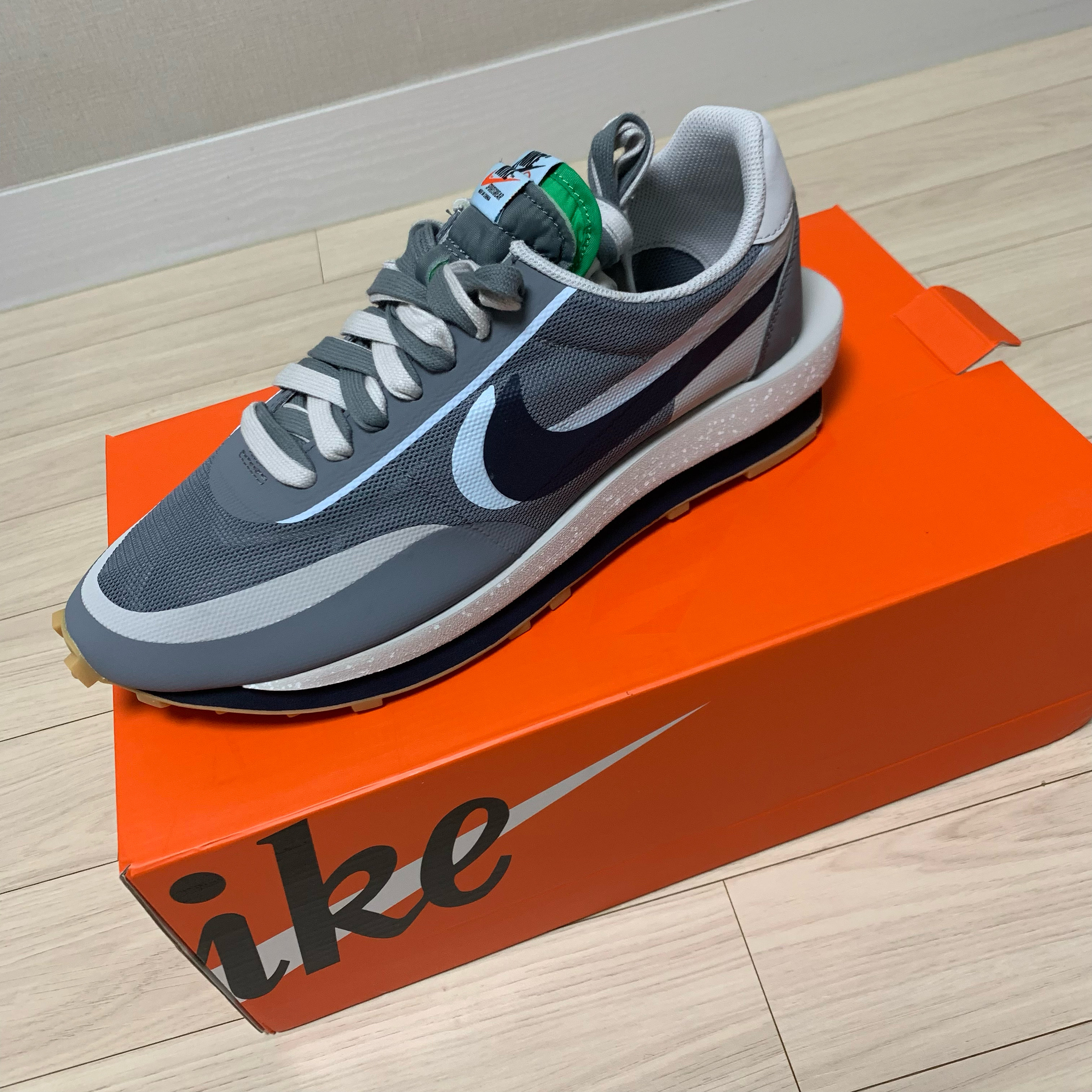 Nike x Sacai x Clot LDWaffle Cool Grey 착용 스타일
