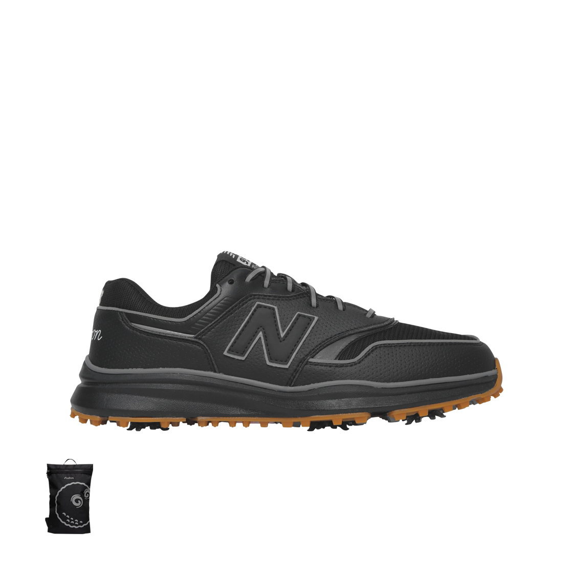 뉴발란스 x 말본 997 골프 블랙 (한국 한정 슈즈 케이스 포함)(New Balance x Malbon 997 Golf Black (With Korea Limited Shoes Case))