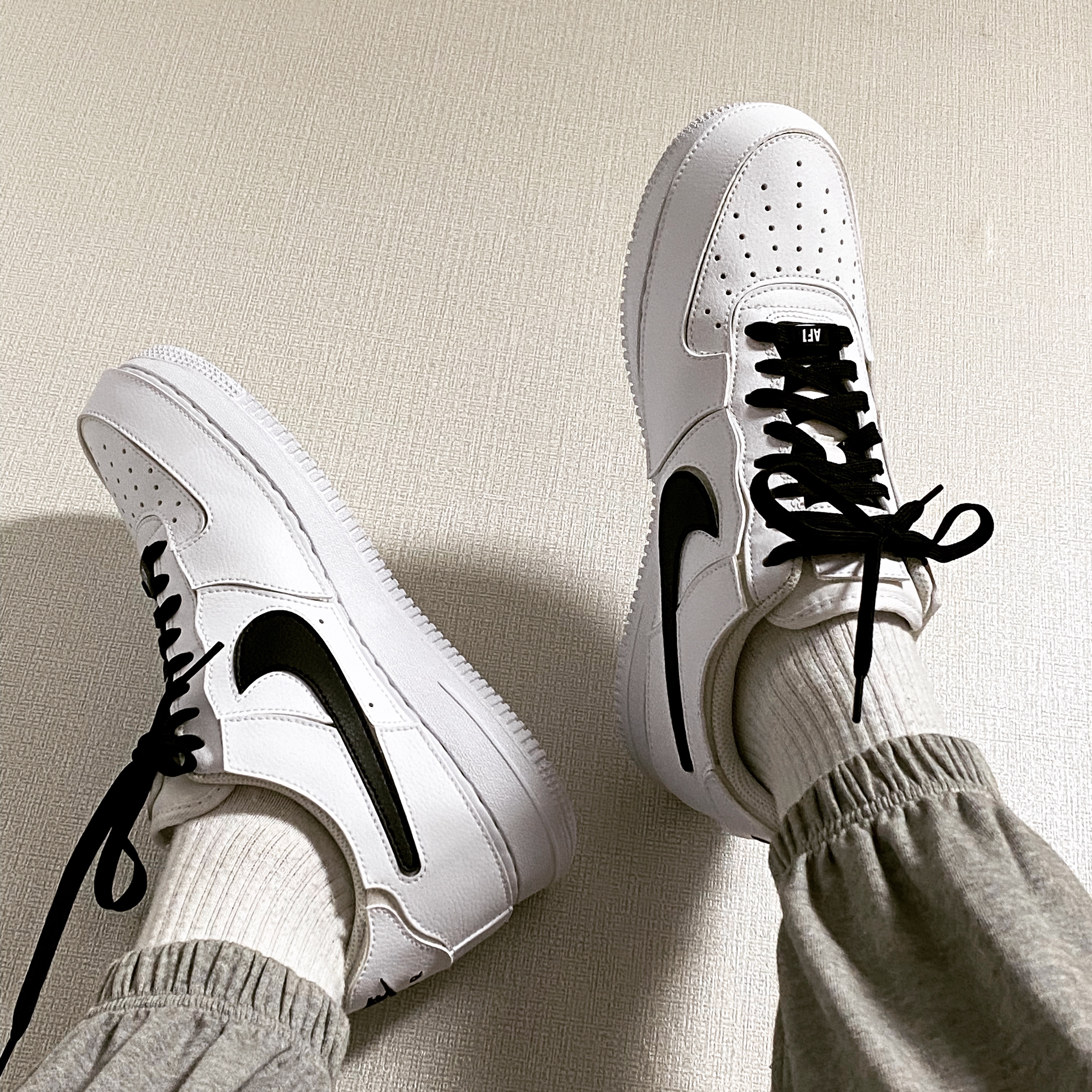 Nike Air Force 1 '07 Low White 착용 스타일