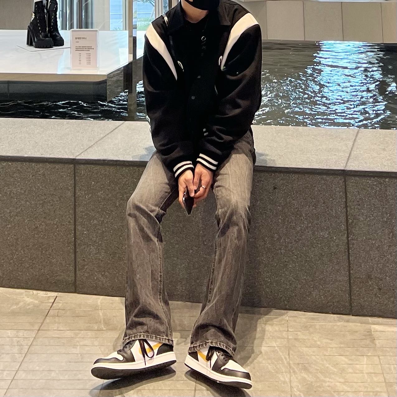 Jordan 1 Mid Pollen 착용 스타일