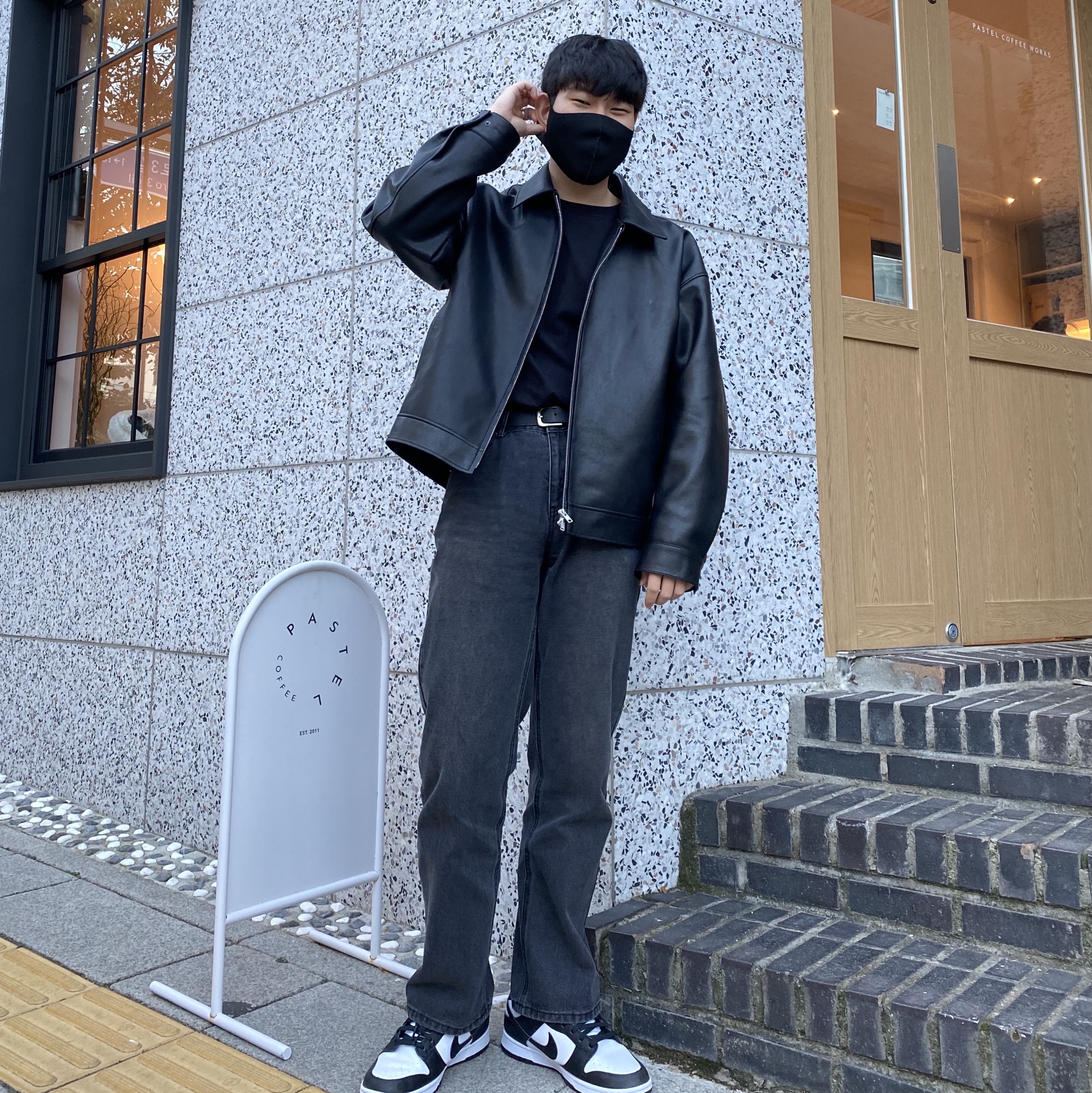 Nike Dunk Low Retro Black 착용 스타일