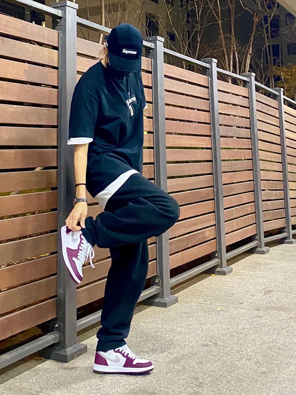Jordan 1 Retro High OG Bordeaux, (GS) Jordan 1 Retro High OG Bordeaux 착용 스타일
