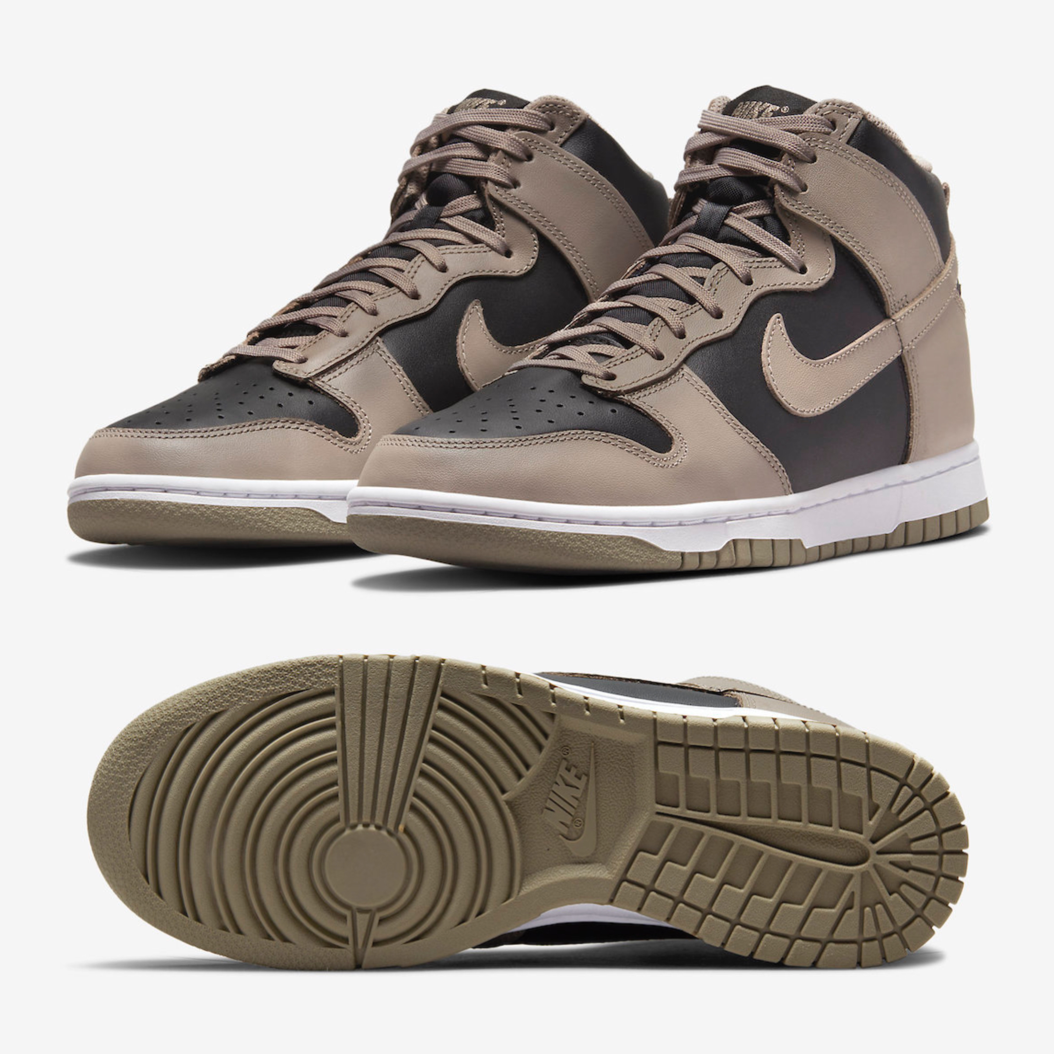 (W) Nike Dunk High Moon Fossil 착용 스타일 - 2