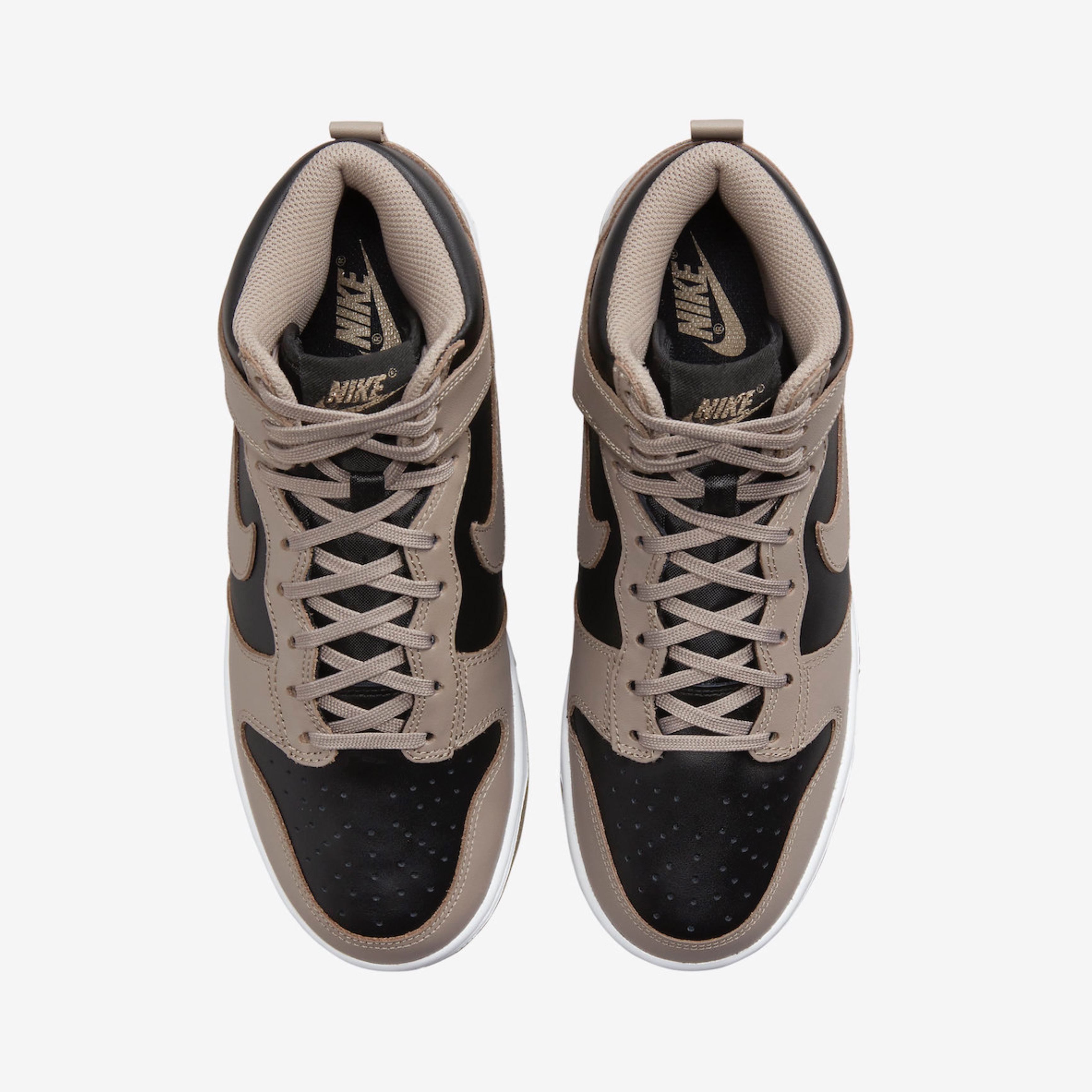 (W) Nike Dunk High Moon Fossil 착용 스타일 - 4
