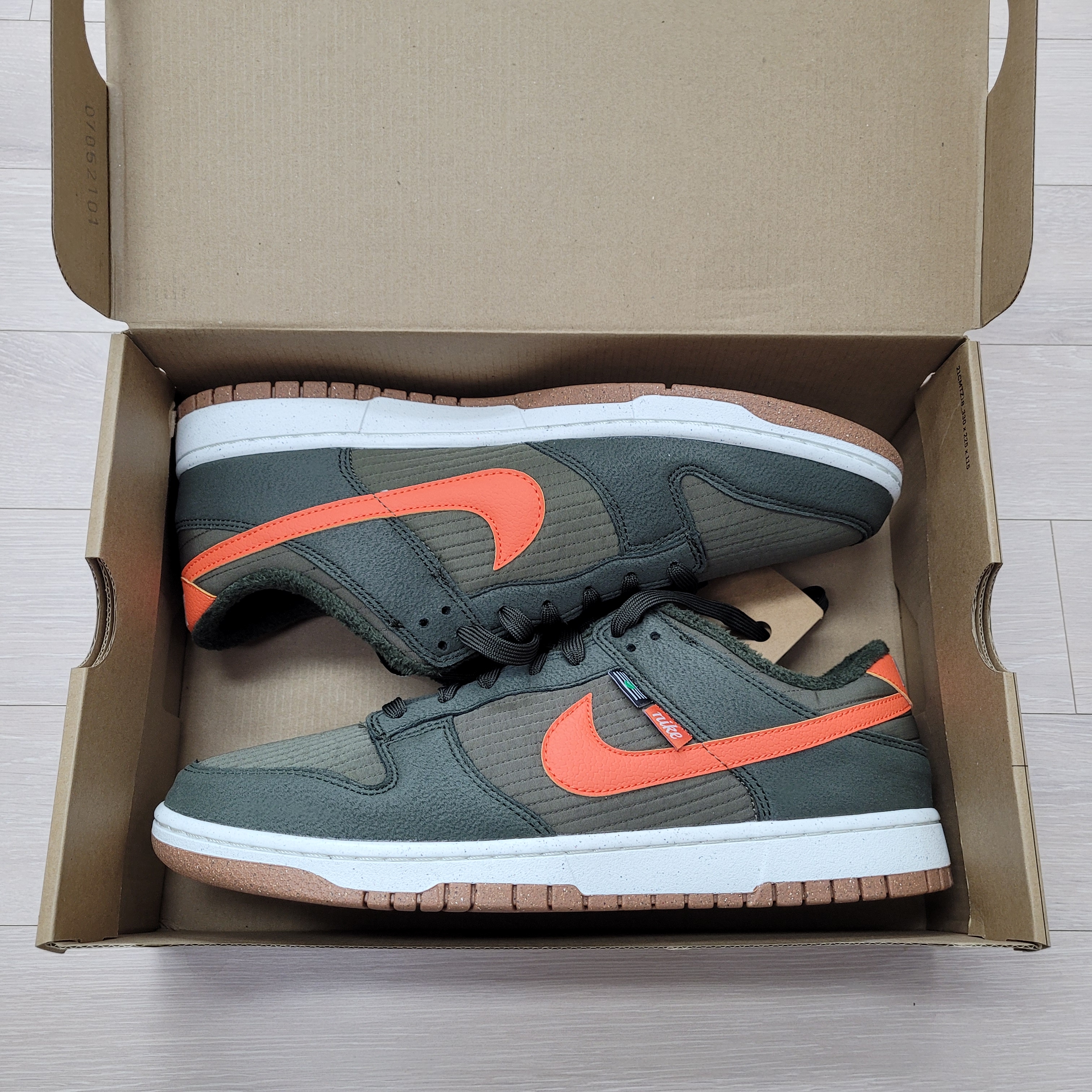 Nike Dunk Low Retro Next Nature Sequoia Olive 착용 스타일 - 1