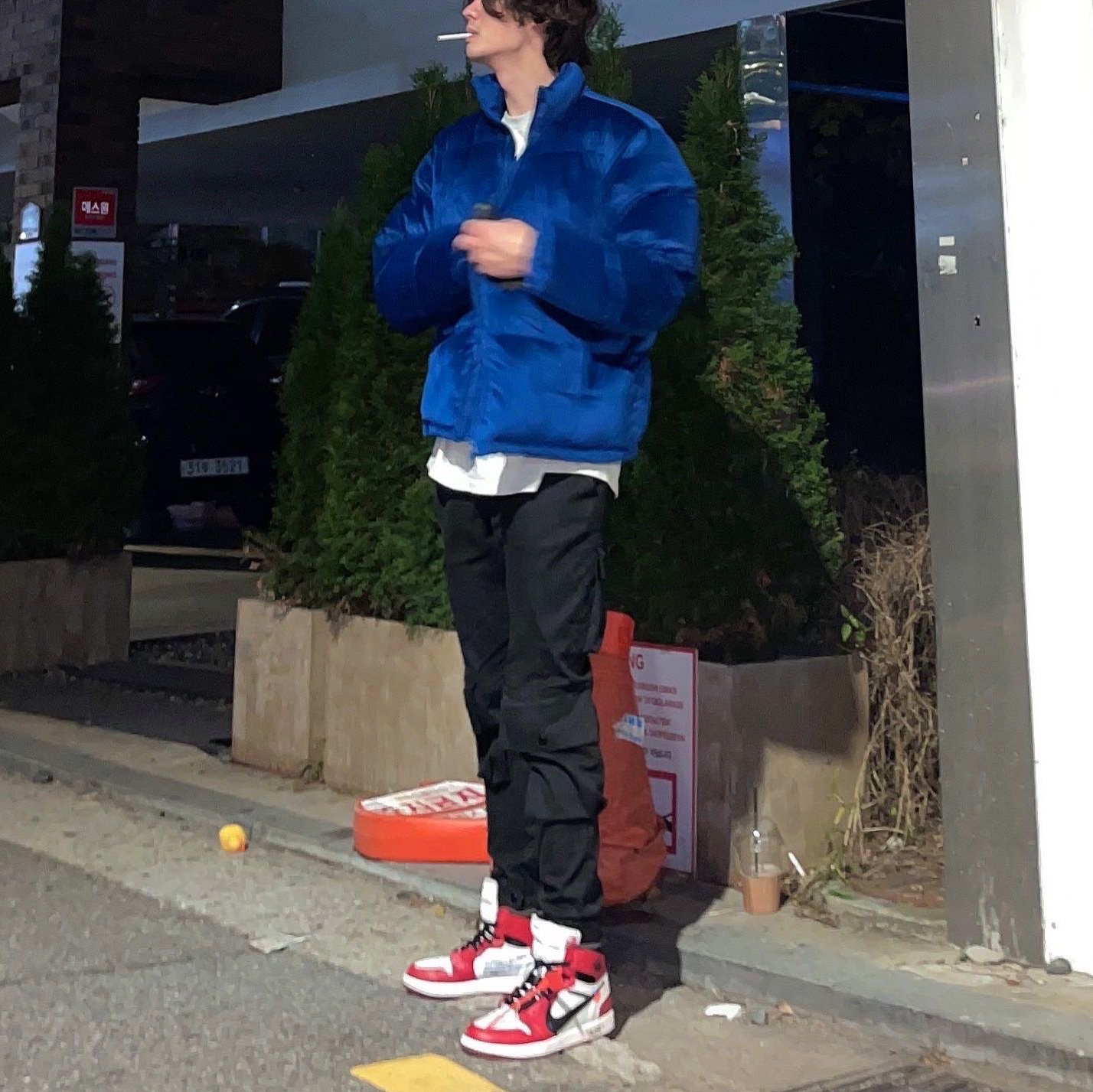 Jordan 1 x Off-White Retro High Chicago The Ten 착용 스타일