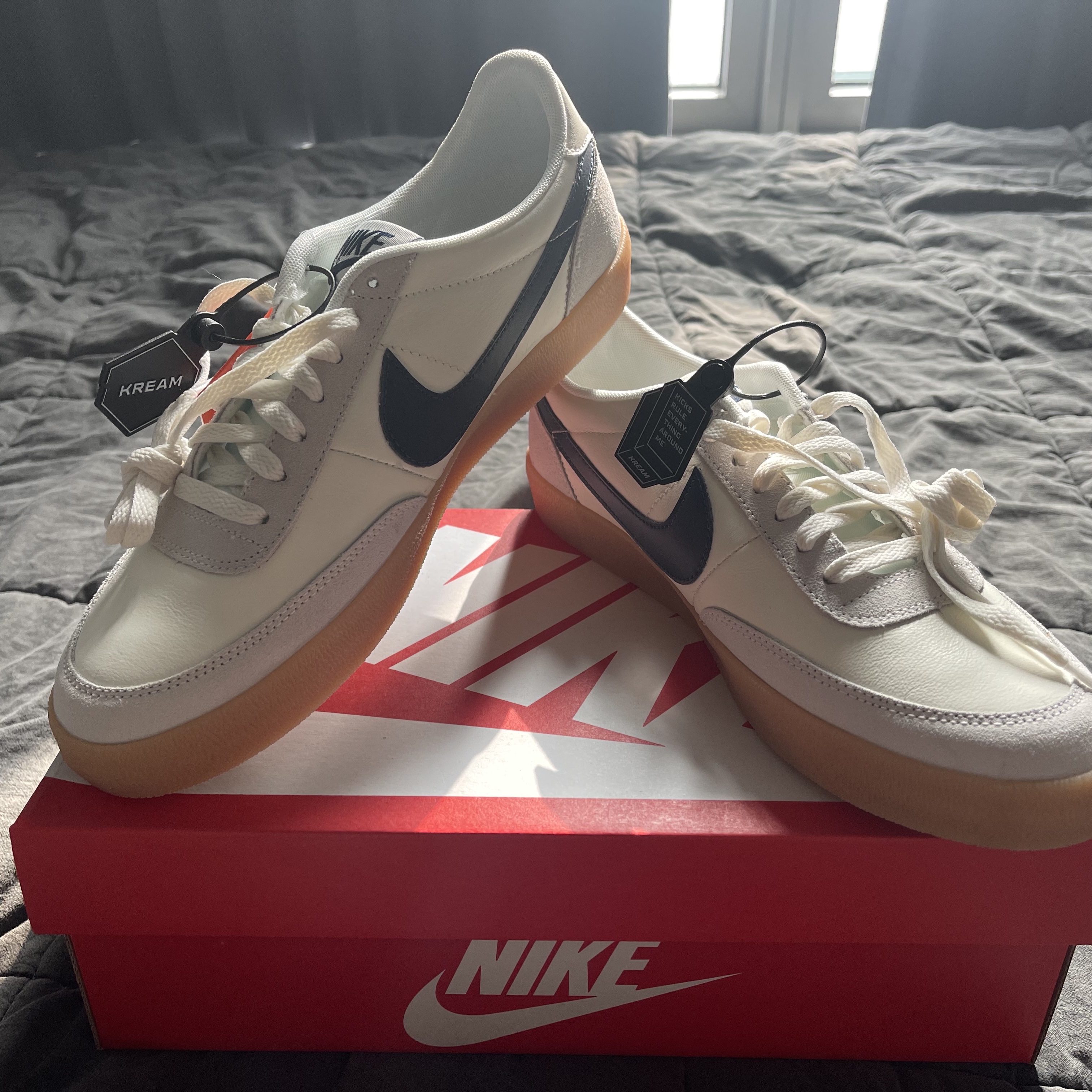 Nike x J.Crew Killshot 2 Sail Midnight Navy 착용 스타일 - 1
