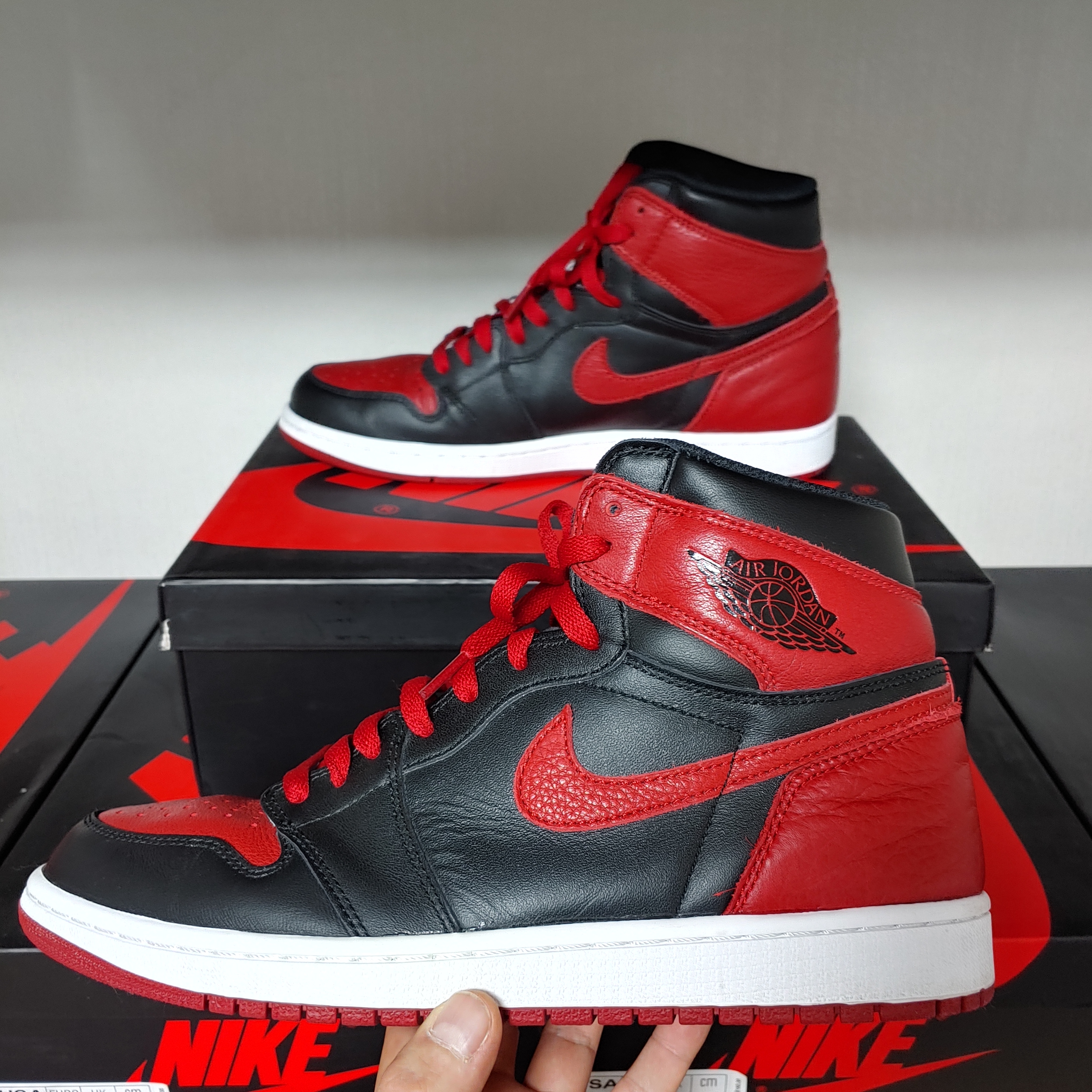 Jordan 1 Retro High OG Bred Banned 2016 착용 스타일 - 2