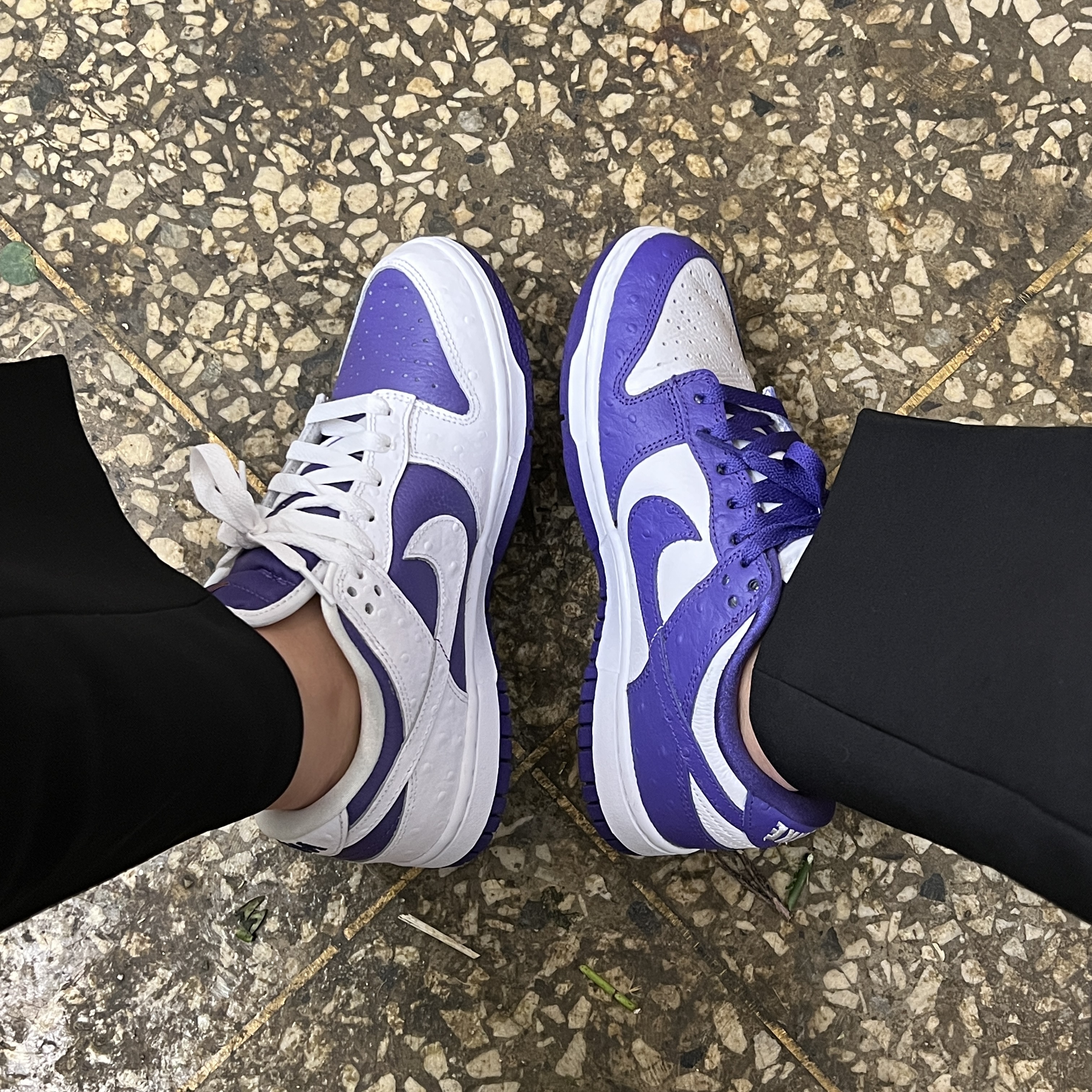 (W) Nike Dunk Low SE Flip 착용 스타일 - 1