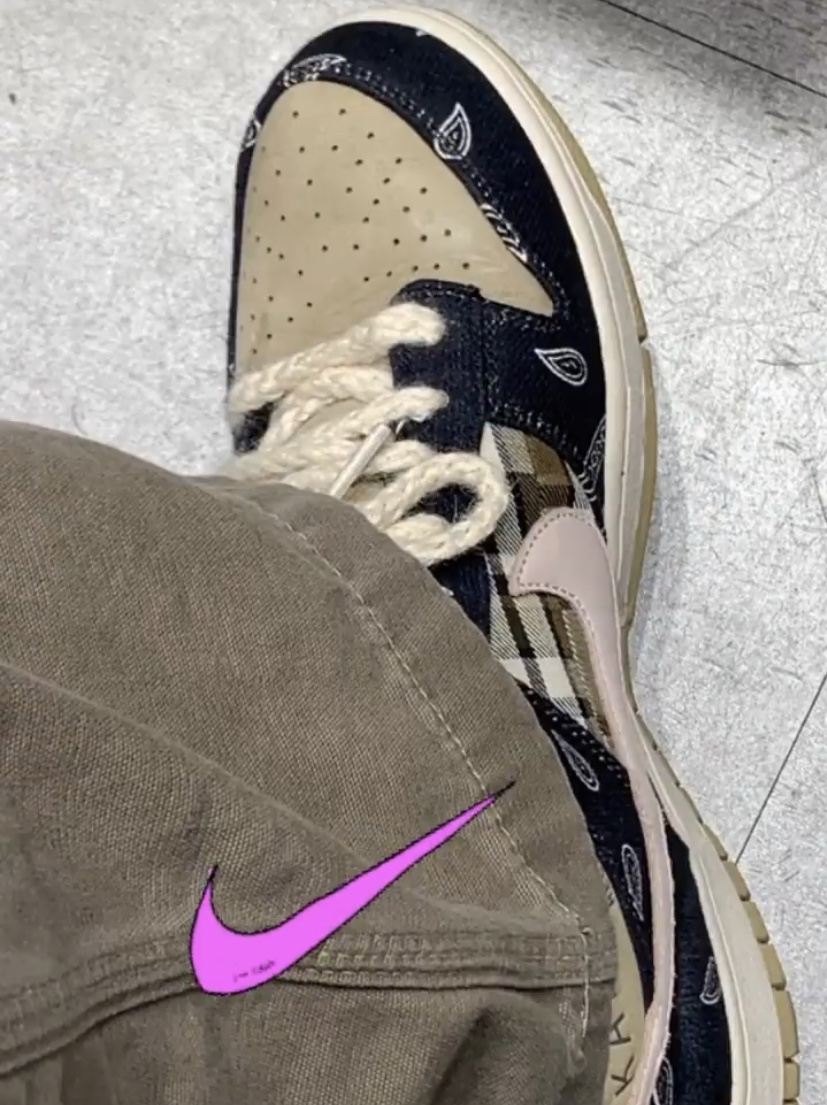 Nike x Travis Scott SB Dunk Low 착용 스타일