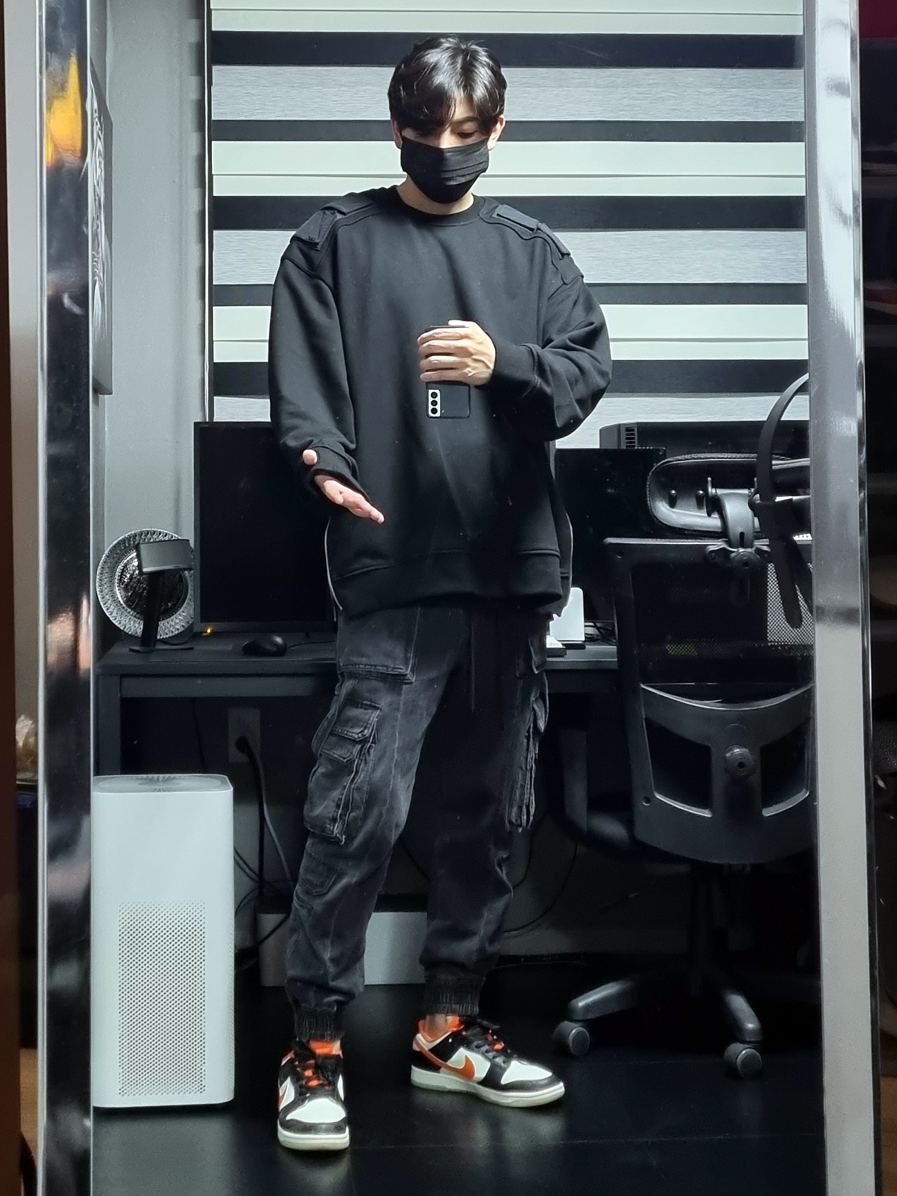Nike Dunk Low Retro PRM Halloween 착용 스타일 - 1