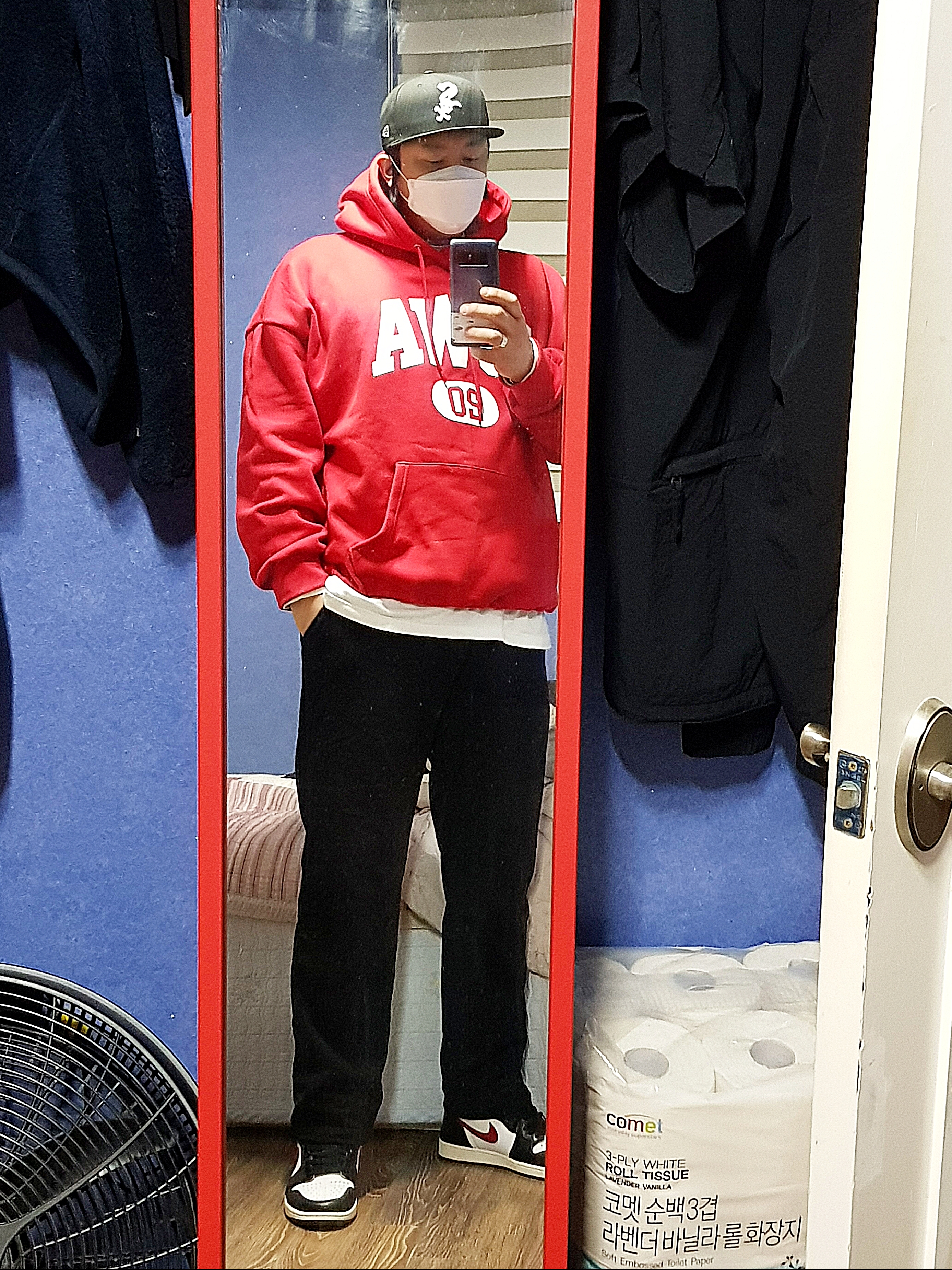 Jordan 1 Retro High OG Gym Red 착용 스타일