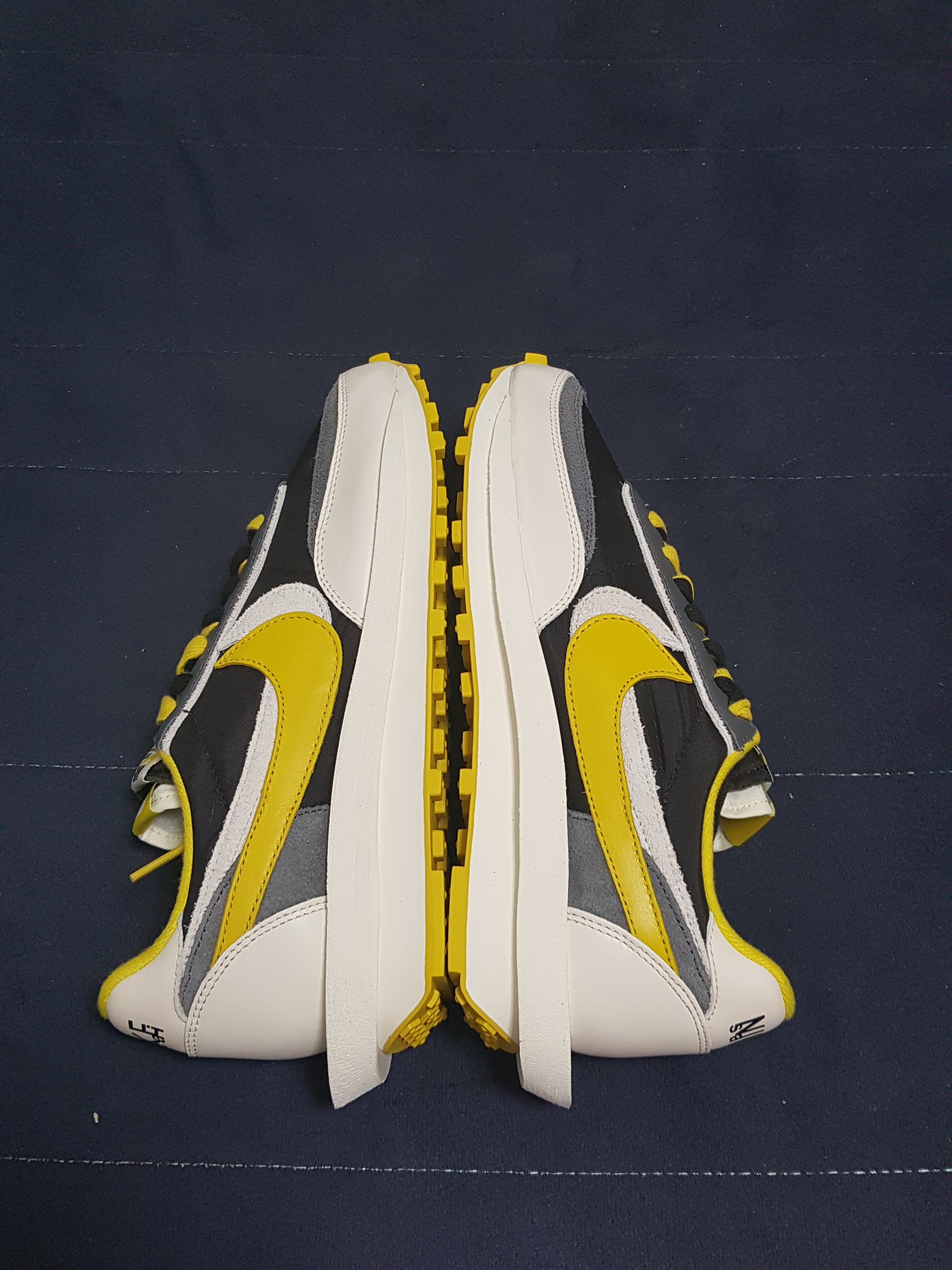 Nike x Sacai x Undercover LDWaffle Black Bright Citron 착용 스타일 - 3