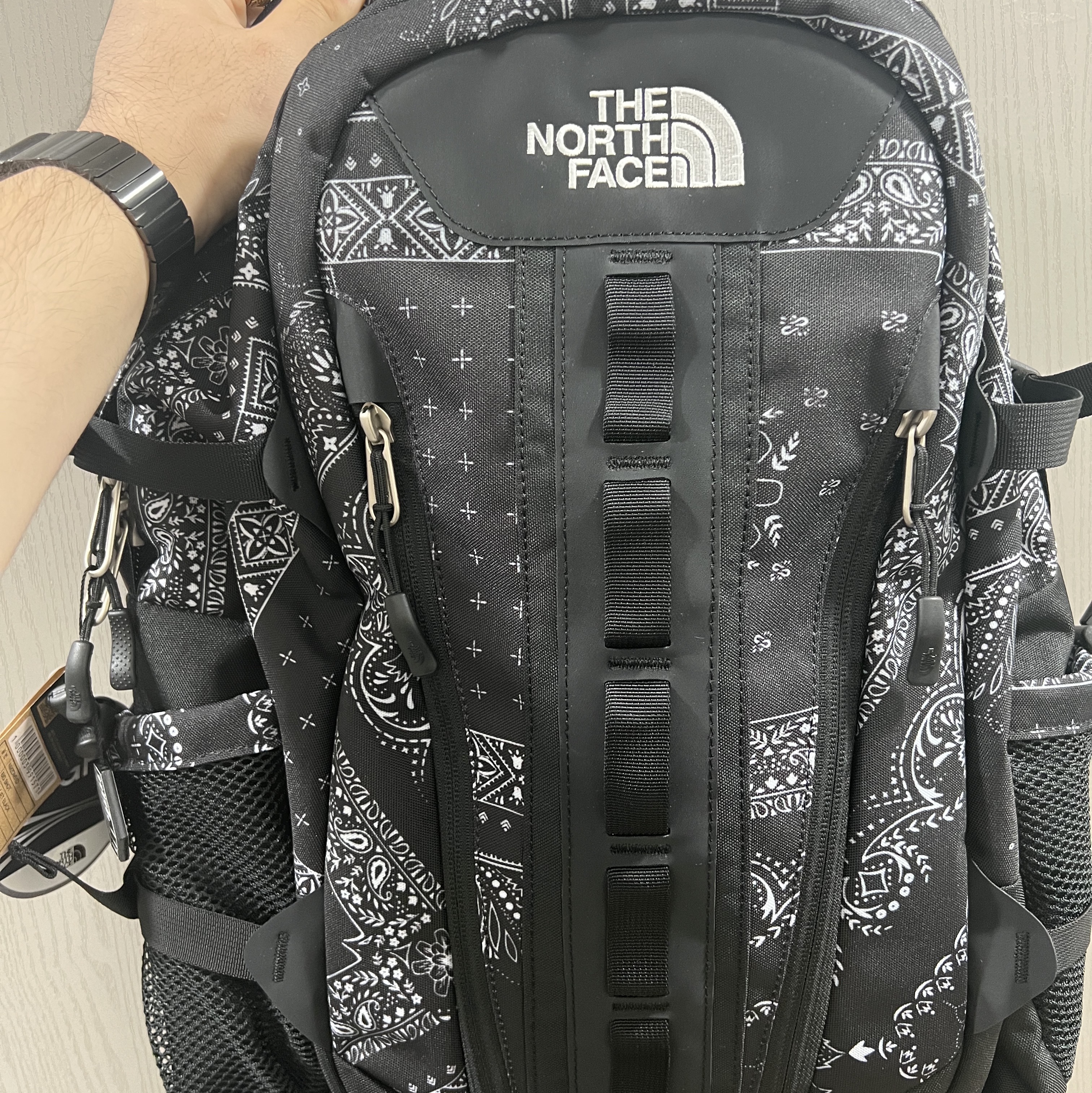 The North Face Big Shot Jet Black 착용 스타일