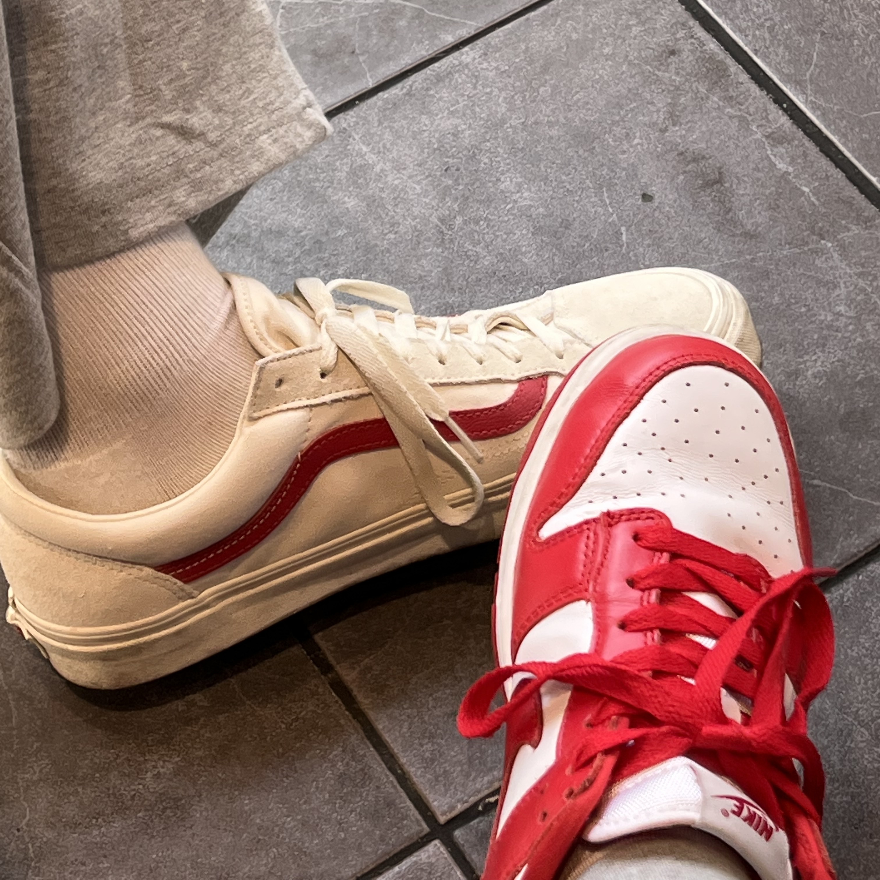 Nike Dunk Low SP University Red 2020 착용 스타일 - 2
