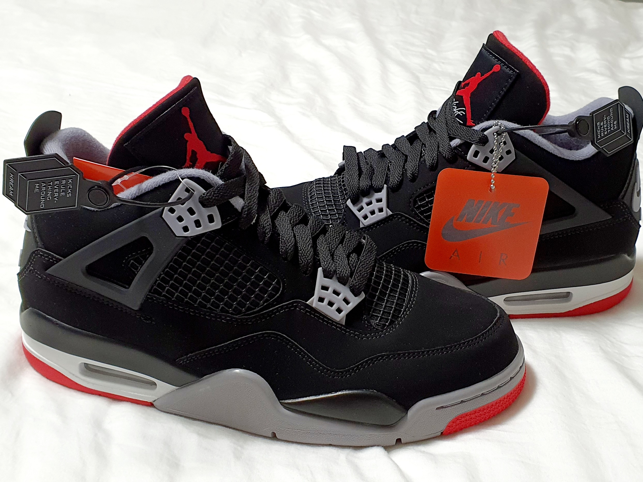 Jordan 4 Retro Bred 2019 착용 스타일 - 1