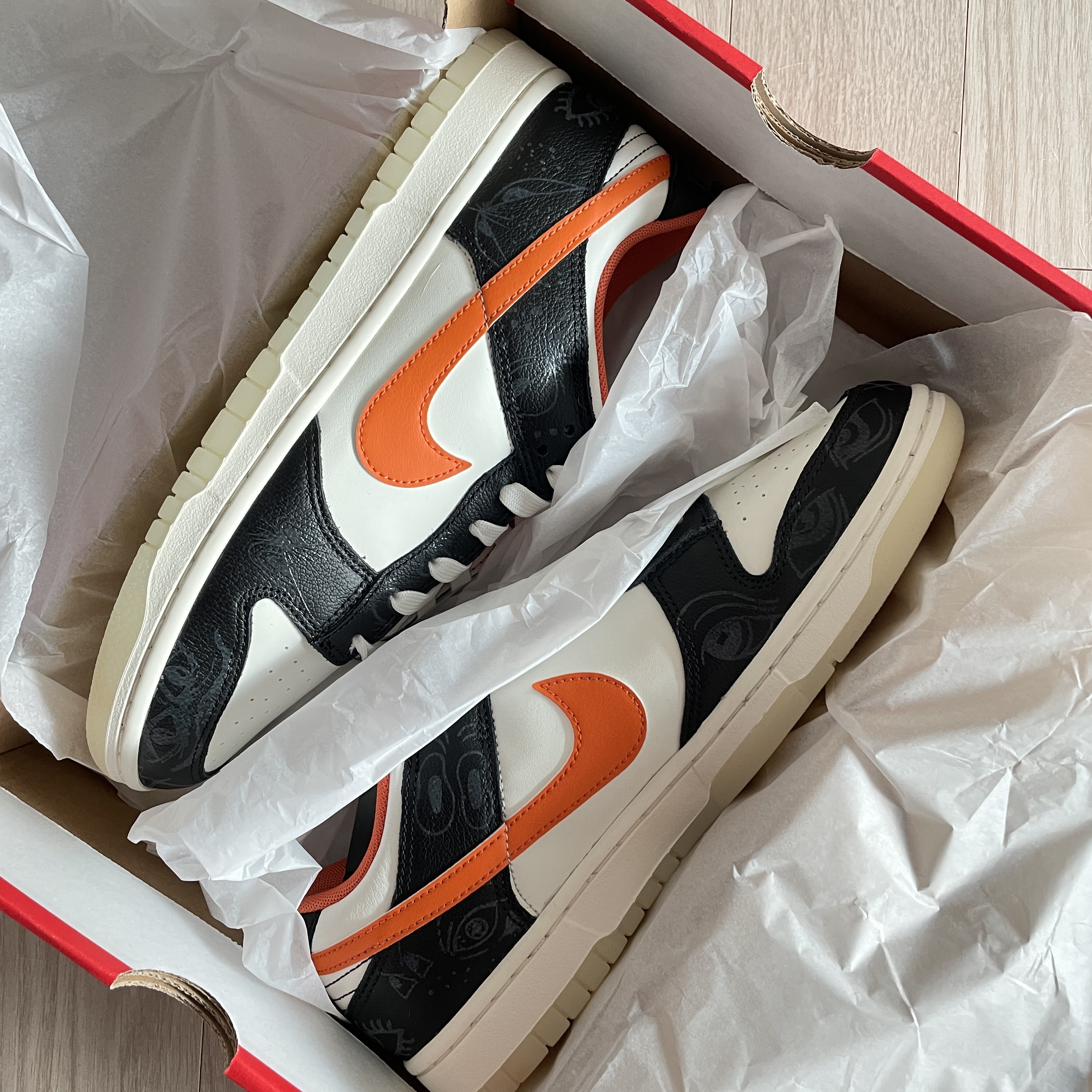 Nike Dunk Low Retro PRM Halloween 착용 스타일 - 1