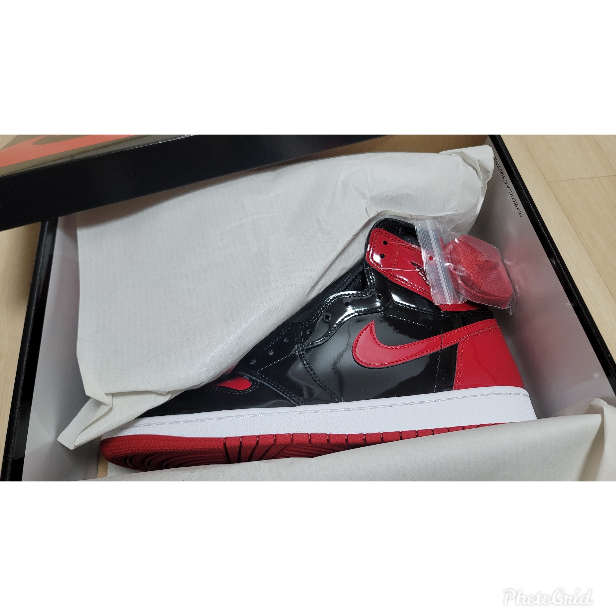 Jordan 1 Retro High OG Patent Bred 착용 스타일 - 2