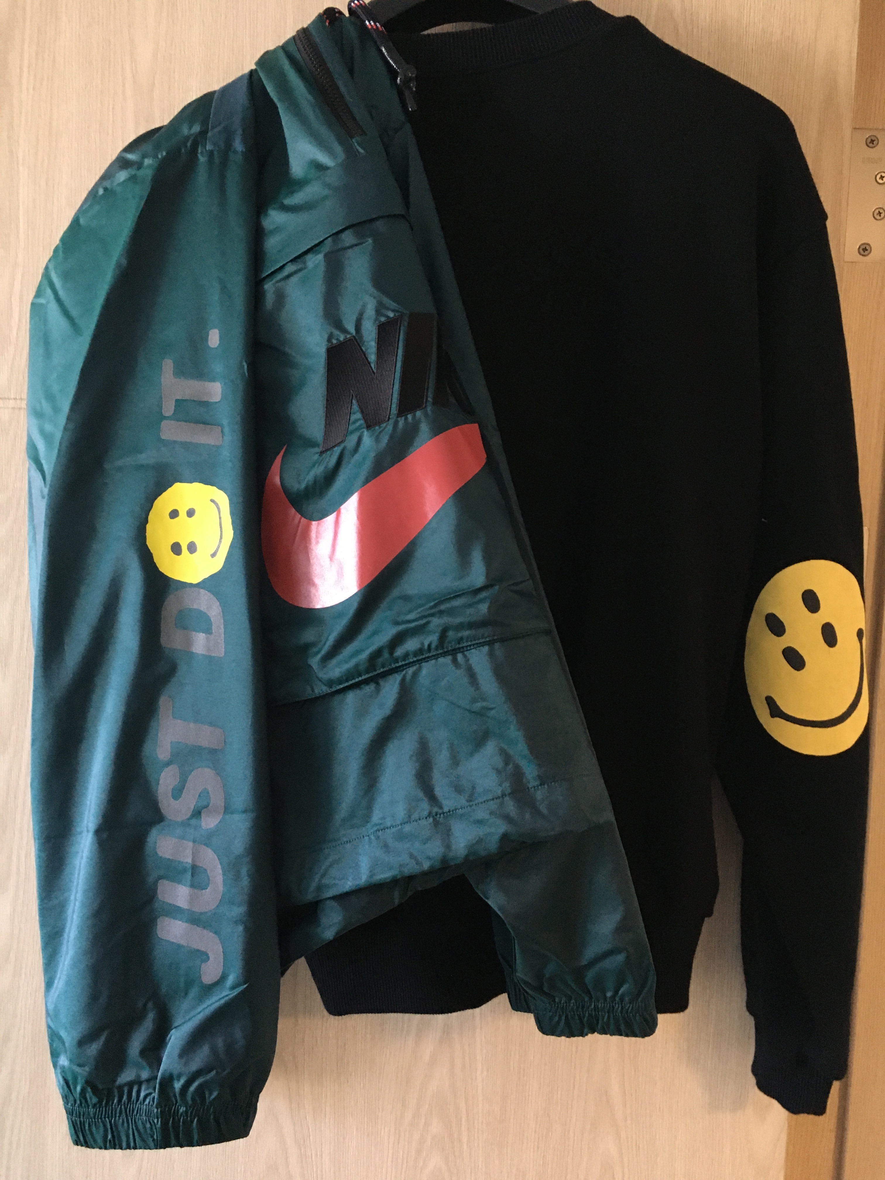 Nike x Cactus Plant Flea Market Anorak Teal 착용 스타일