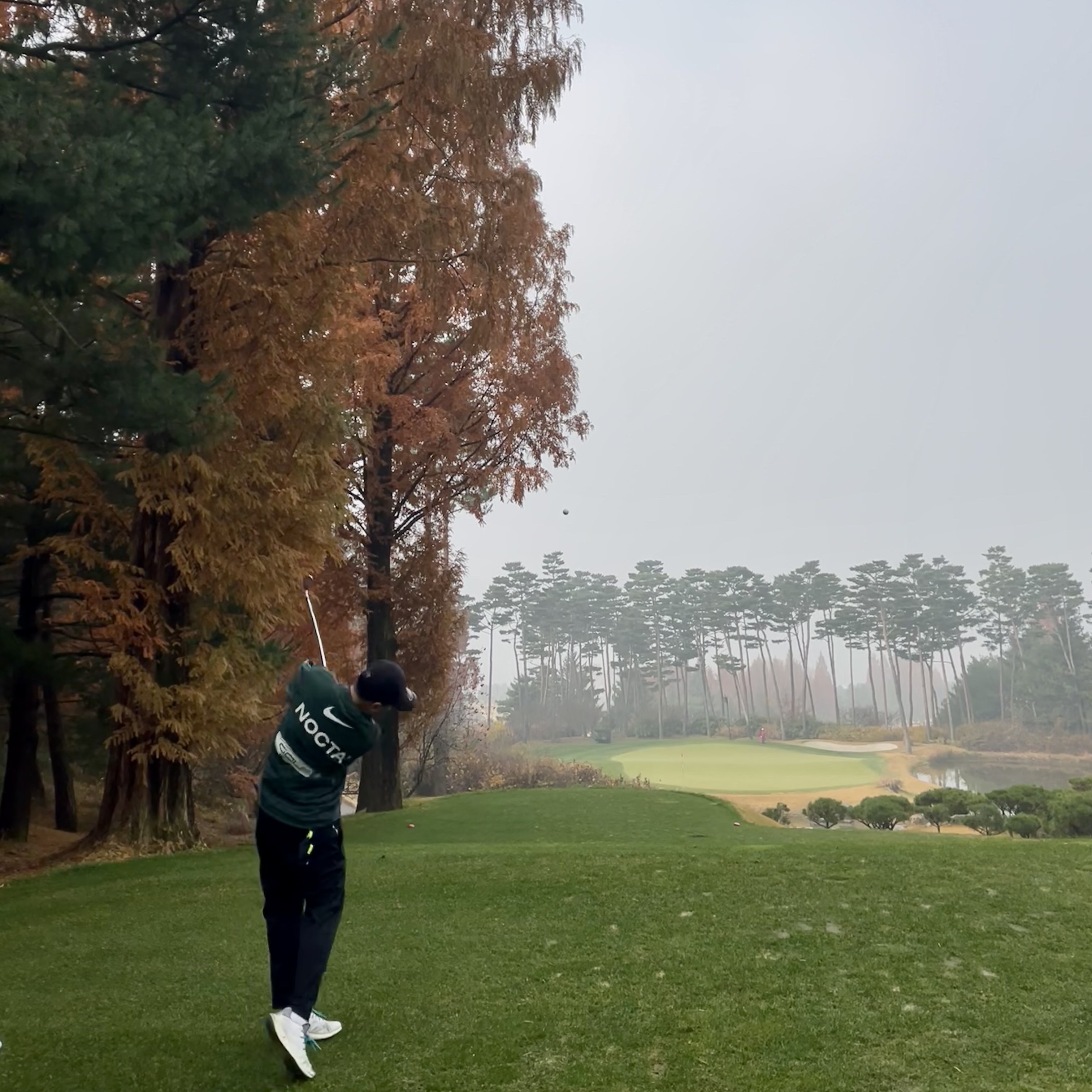 Nike x Drake Nocta Golf Crewneck Top Green - Asia 착용 스타일