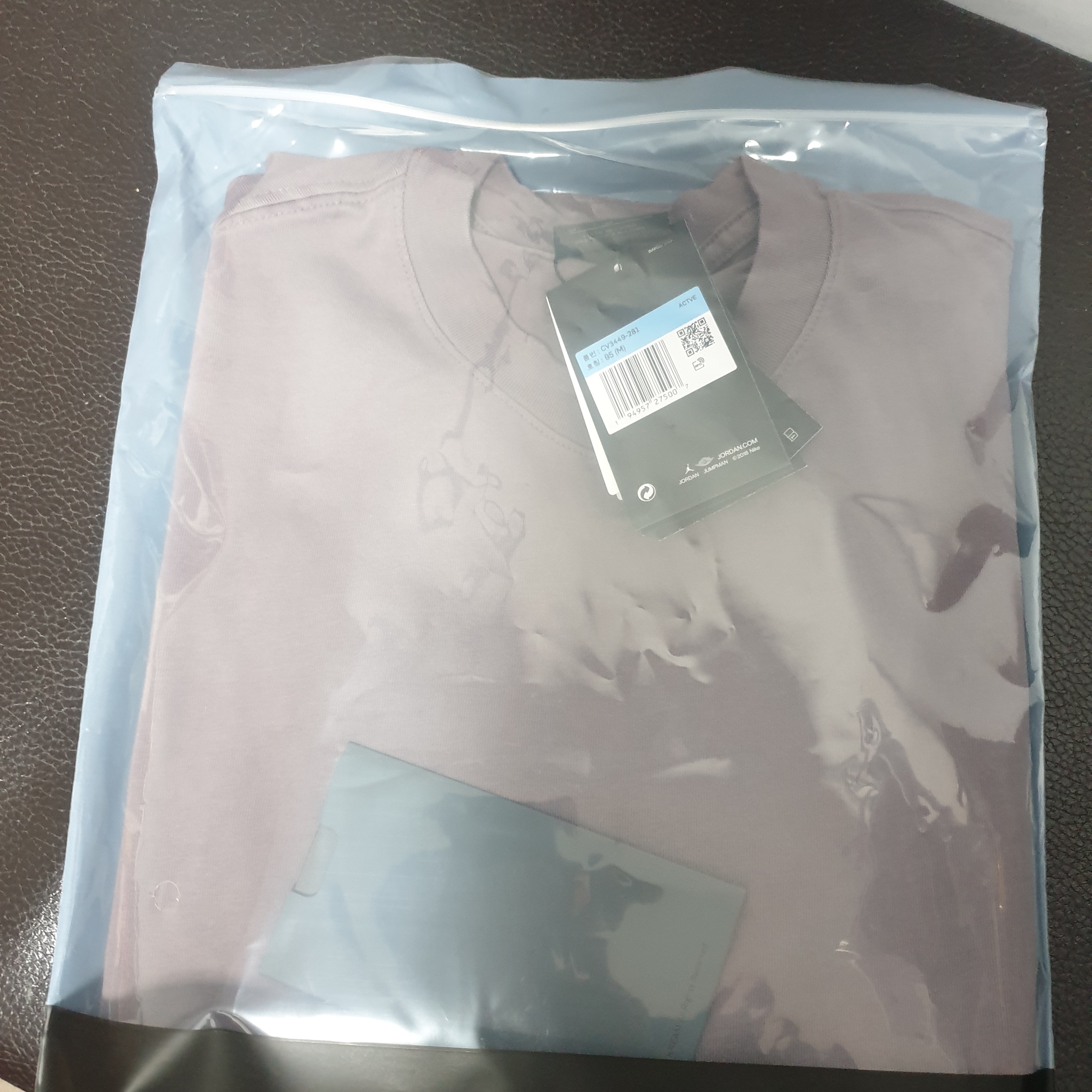 Jordan x A Ma Maniere L/S T-Shirt Violet Ore - Asia 착용 스타일 - 2