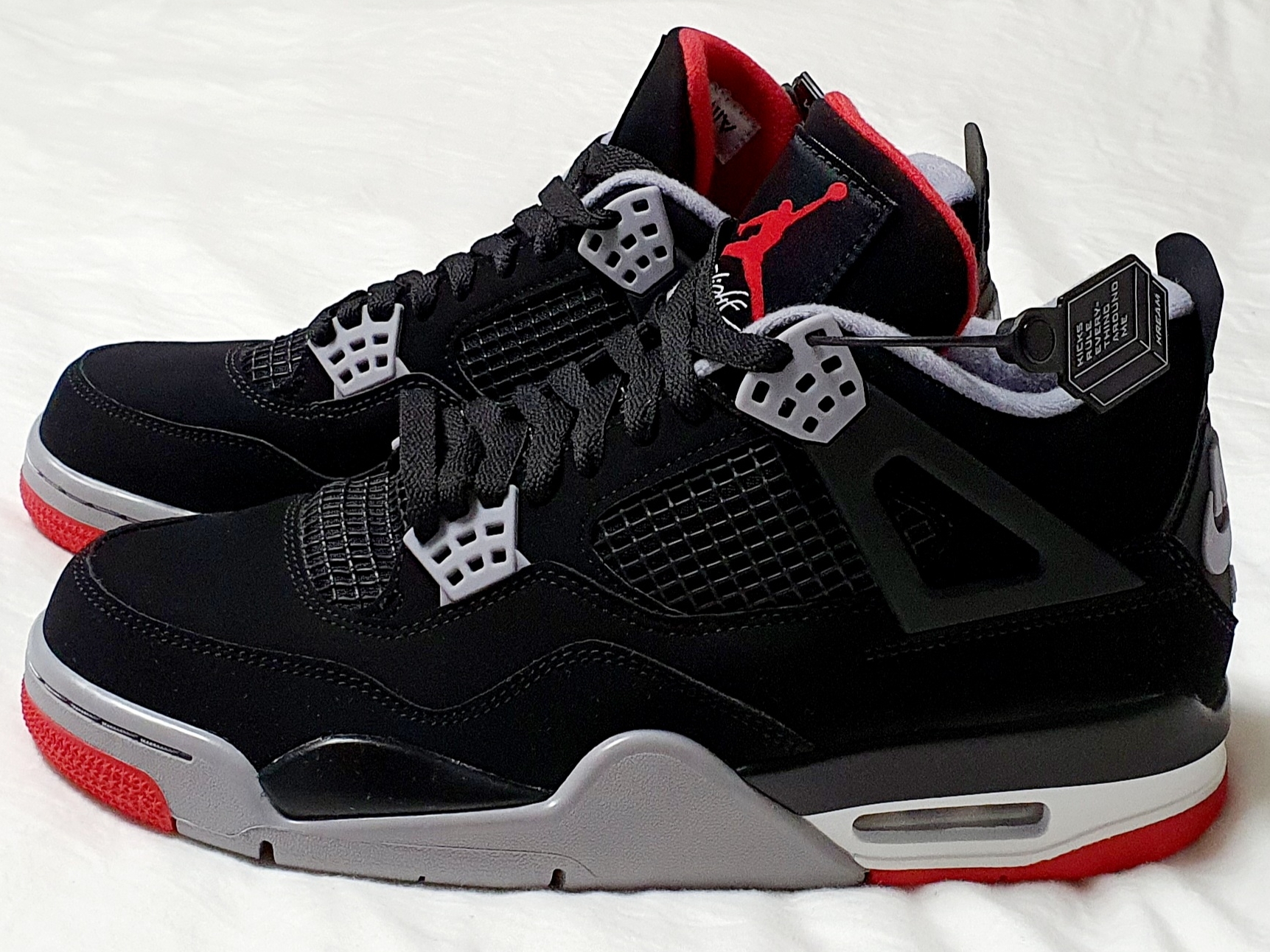 Jordan 4 Retro Bred 2019 착용 스타일 - 4
