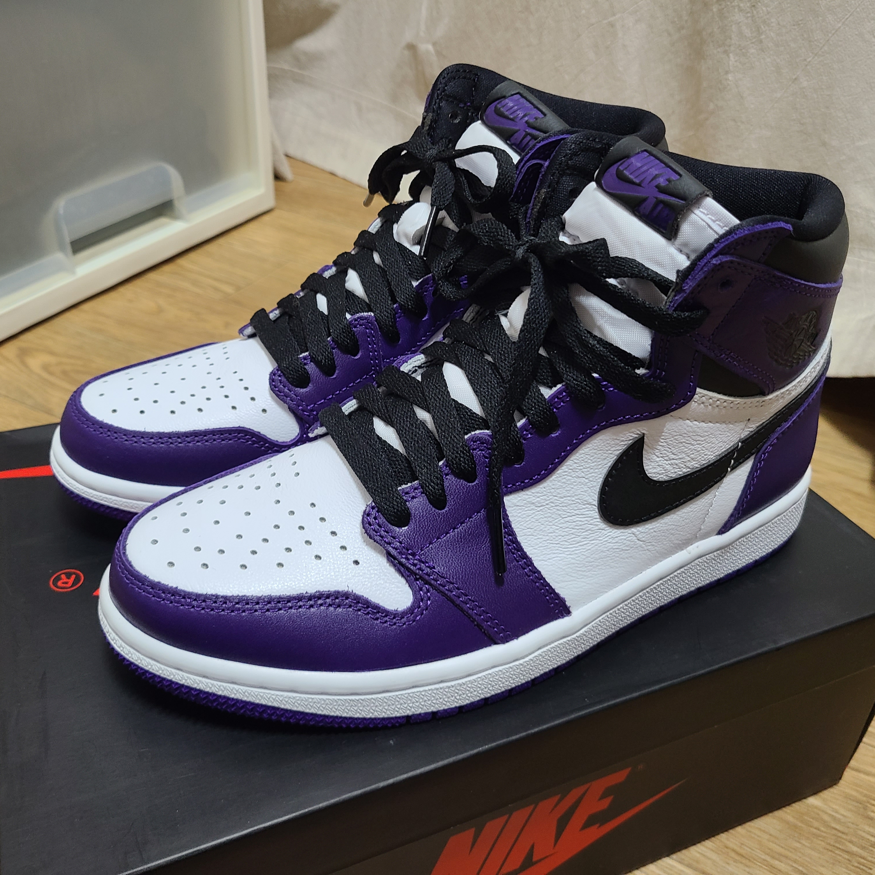 Jordan 1 Retro High OG Court Purple 2020 착용 스타일 - 2